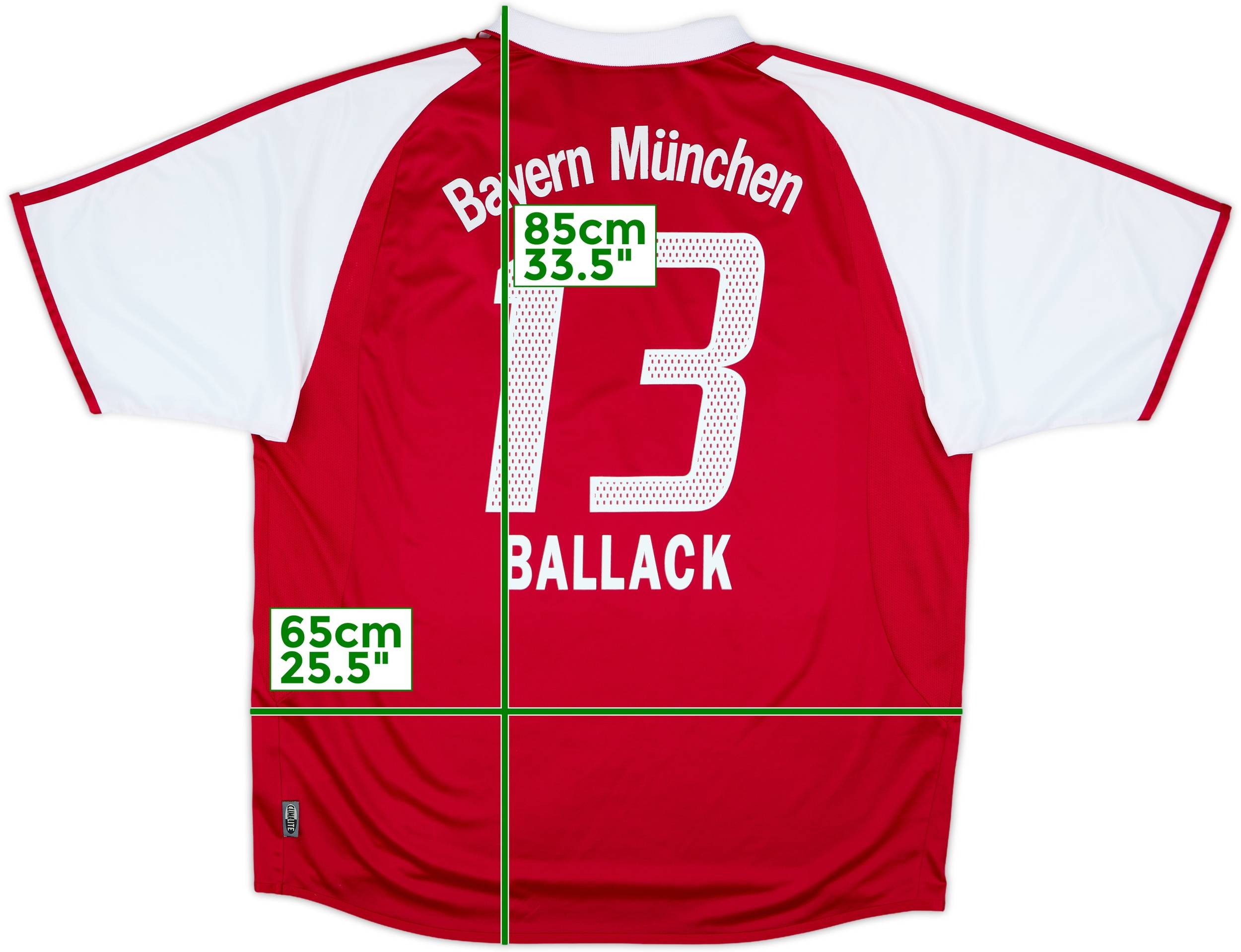 2004-05 Bayern Munich Home Shirt Ballack #13 - 8/10 - (XXL)
