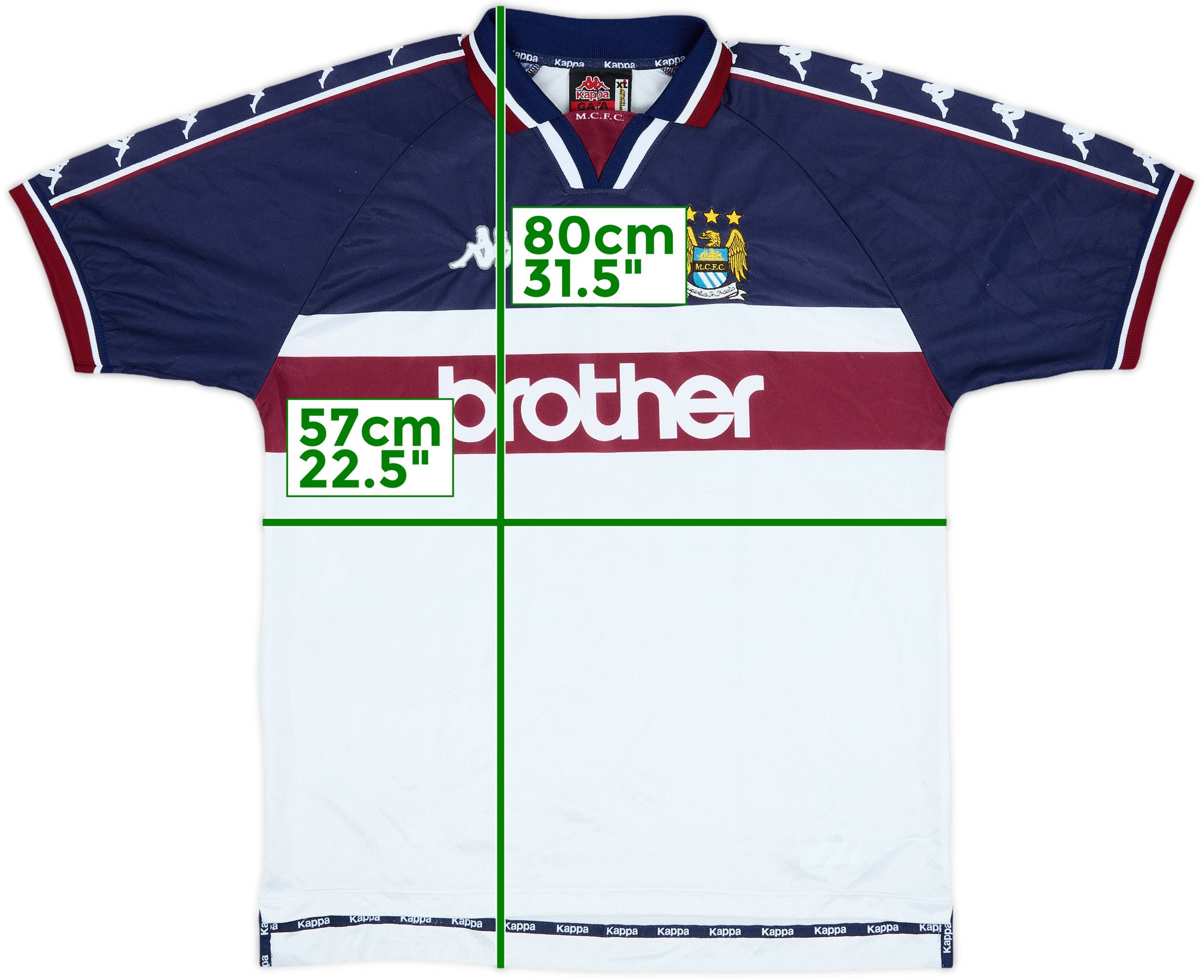 97-98 Manchester City ユニフォーム Manchester City 1997/98 Away Jersey – Retros League