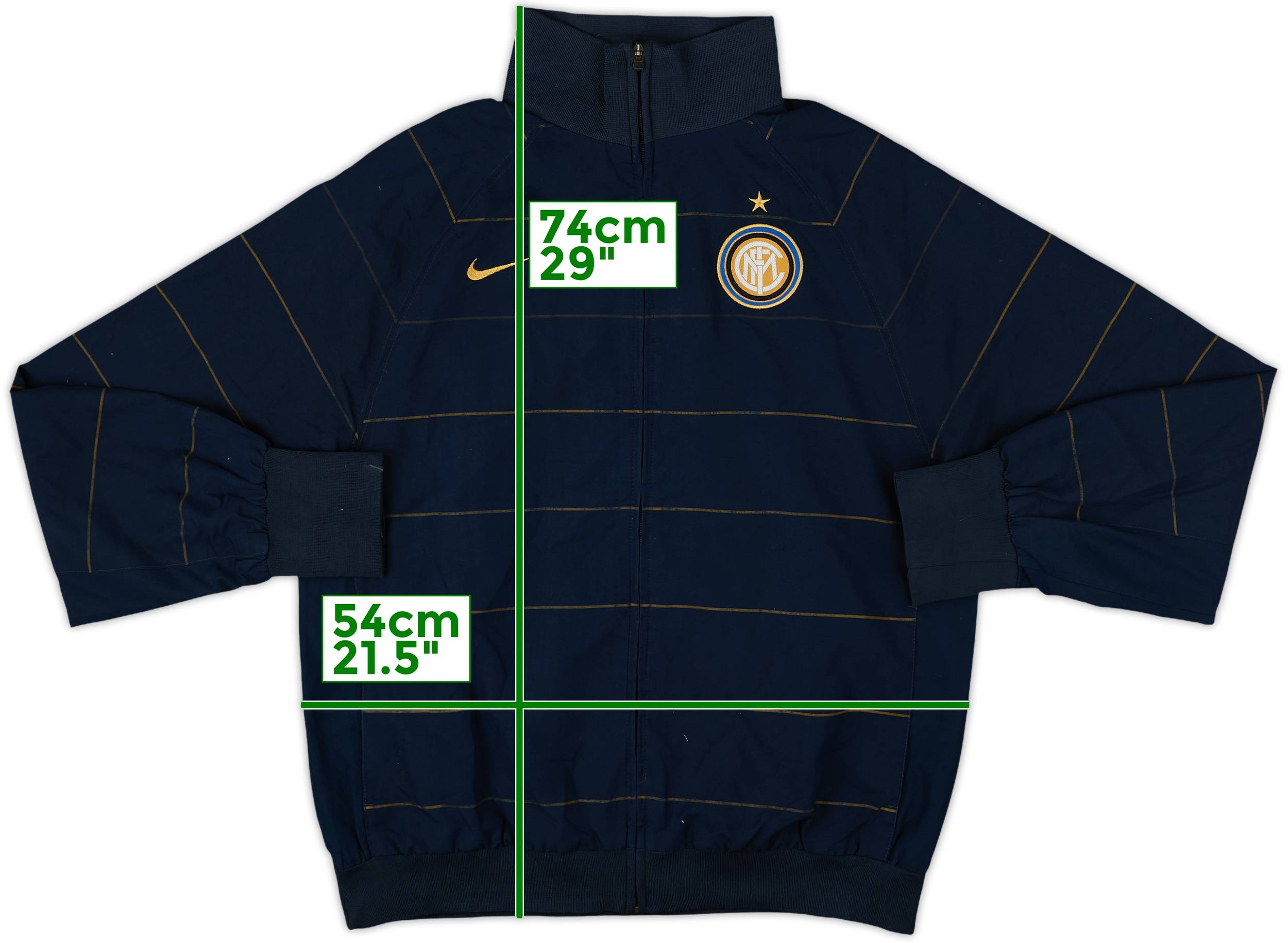 2008-09 Inter Milan Nike Track Jacket - 6/10 - (M)
