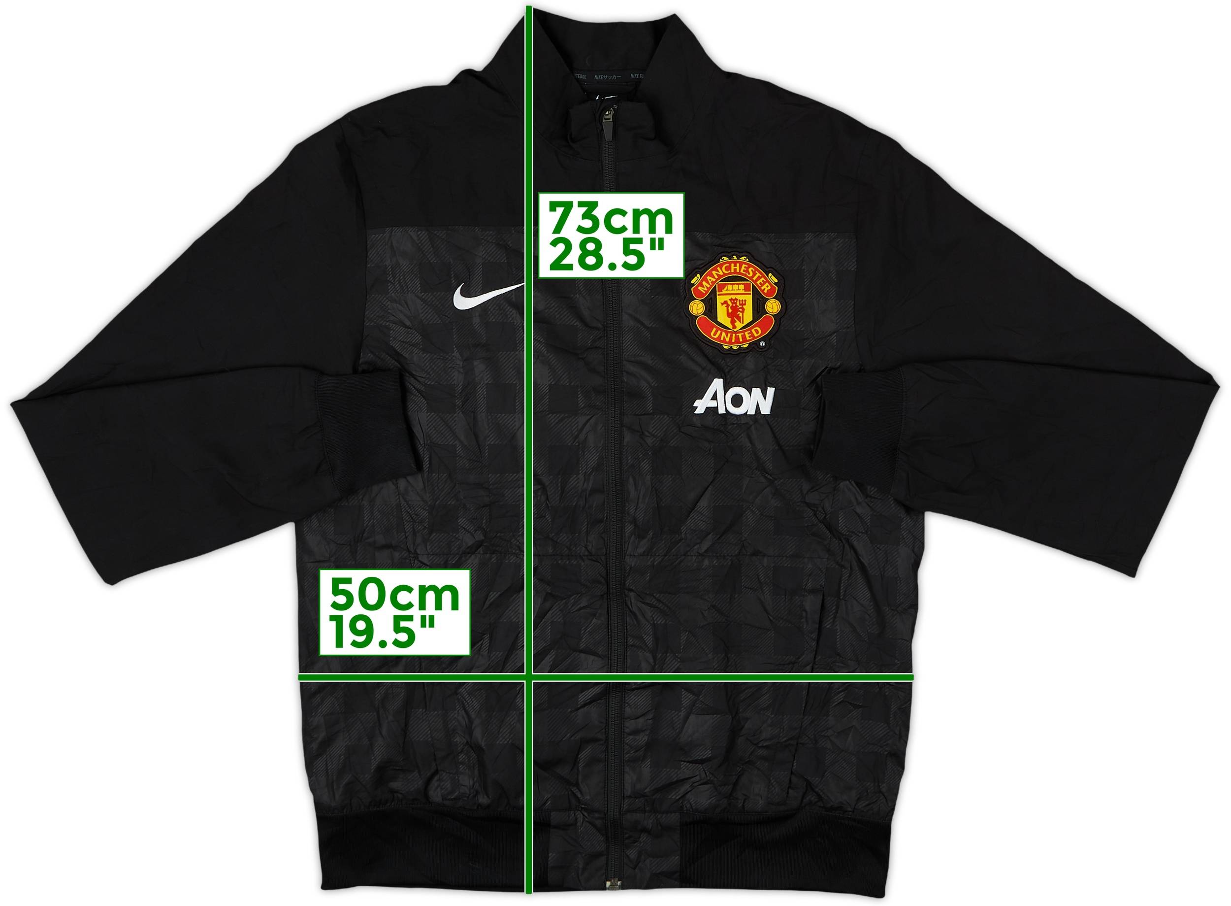 2013-14 Manchester United Nike Track Jacket - 10/10 - (M)