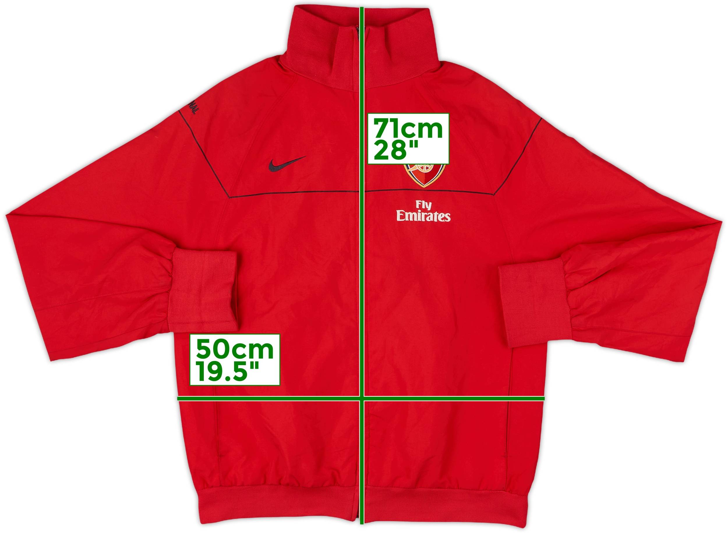 2008-09 Arsenal Nike Track Jacket - 8/10 - (S)