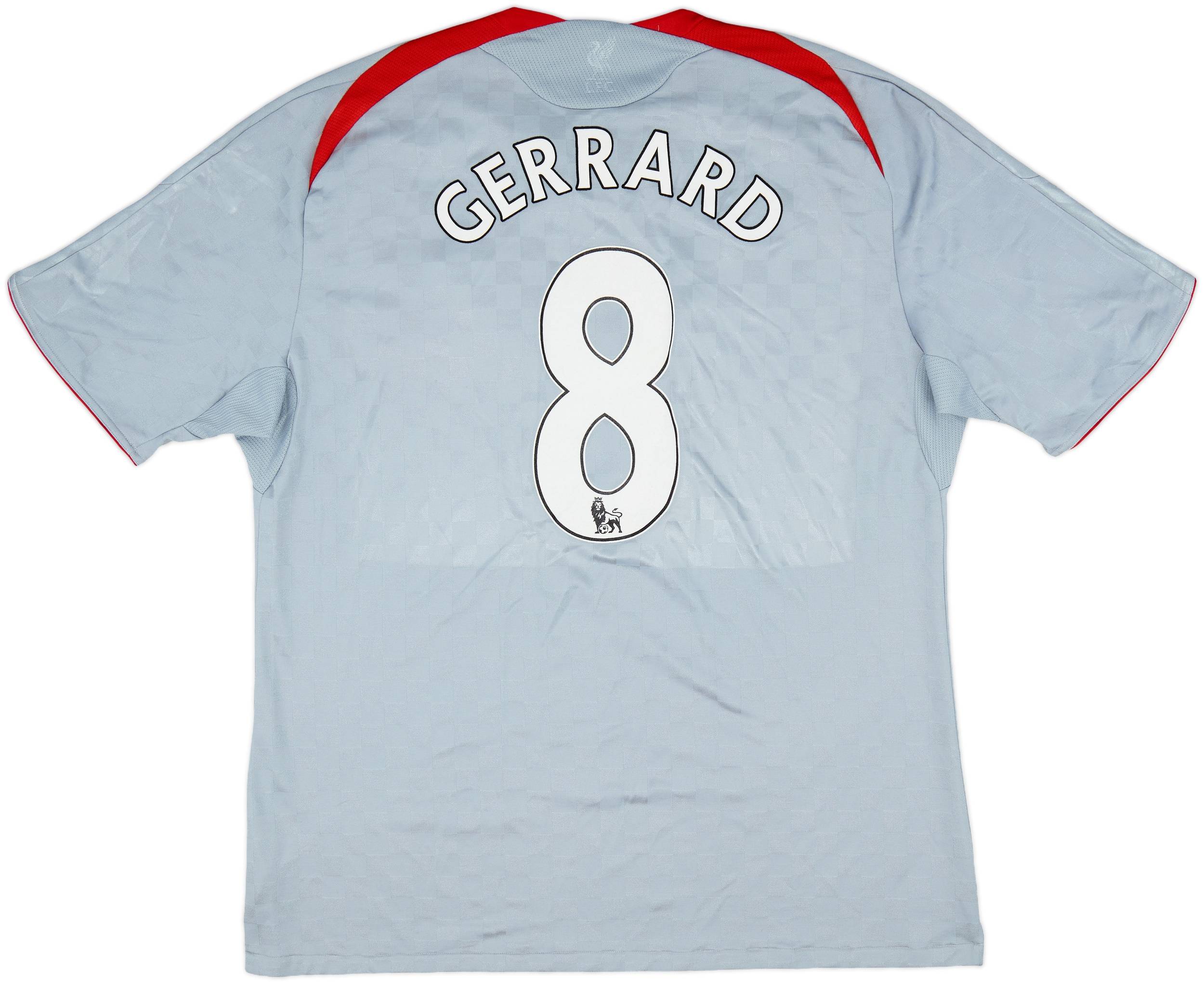 Liverpool GERRARD 08-09 away CLモデル オーセン Liverpool GERRARD 08-09 away CLモデル オーセン Liverpool