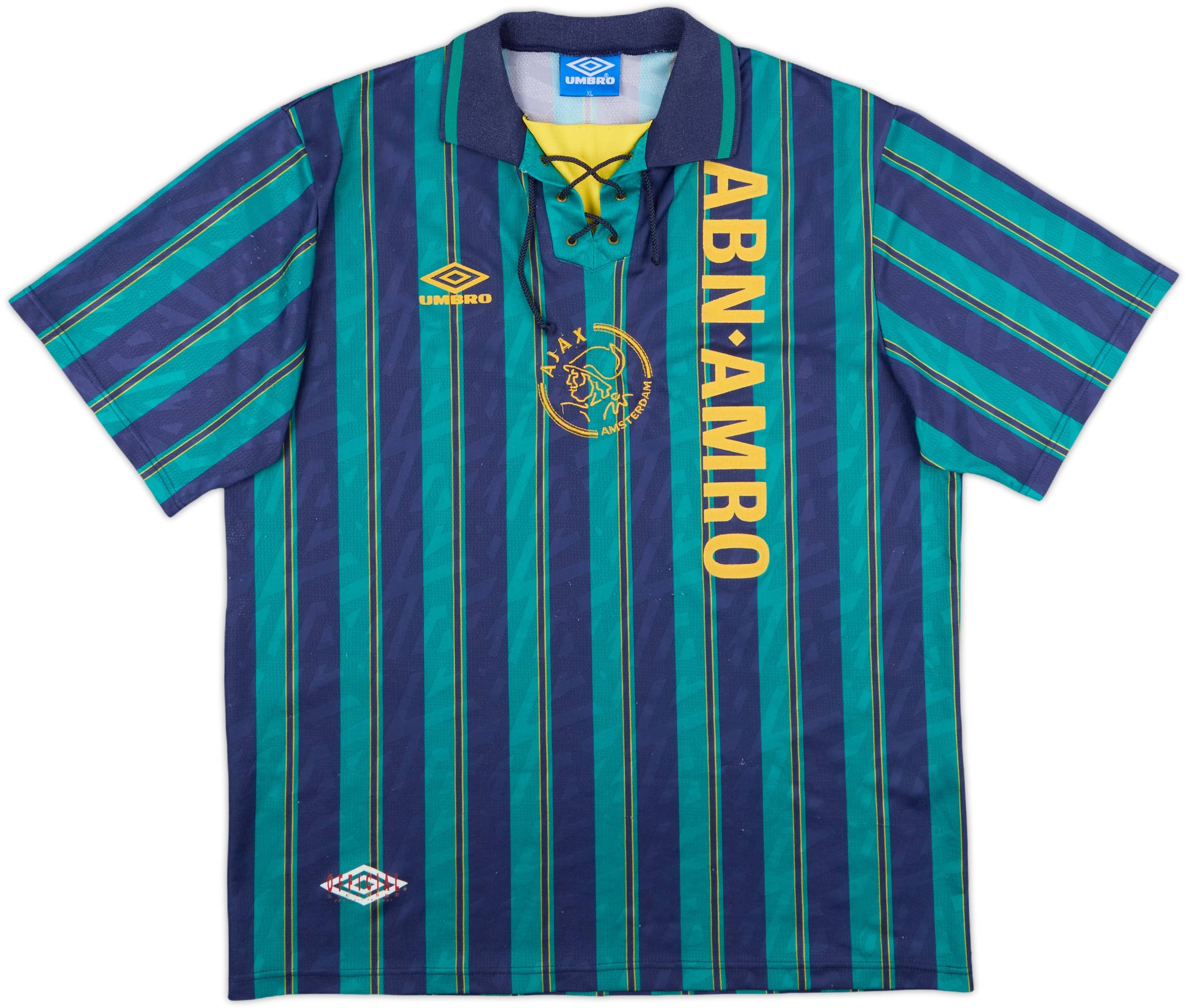 UMBRO　1993〜94 アヤックス　アウェイ 1993-94 Ajax Away Shirt - 8/10 - (XL)