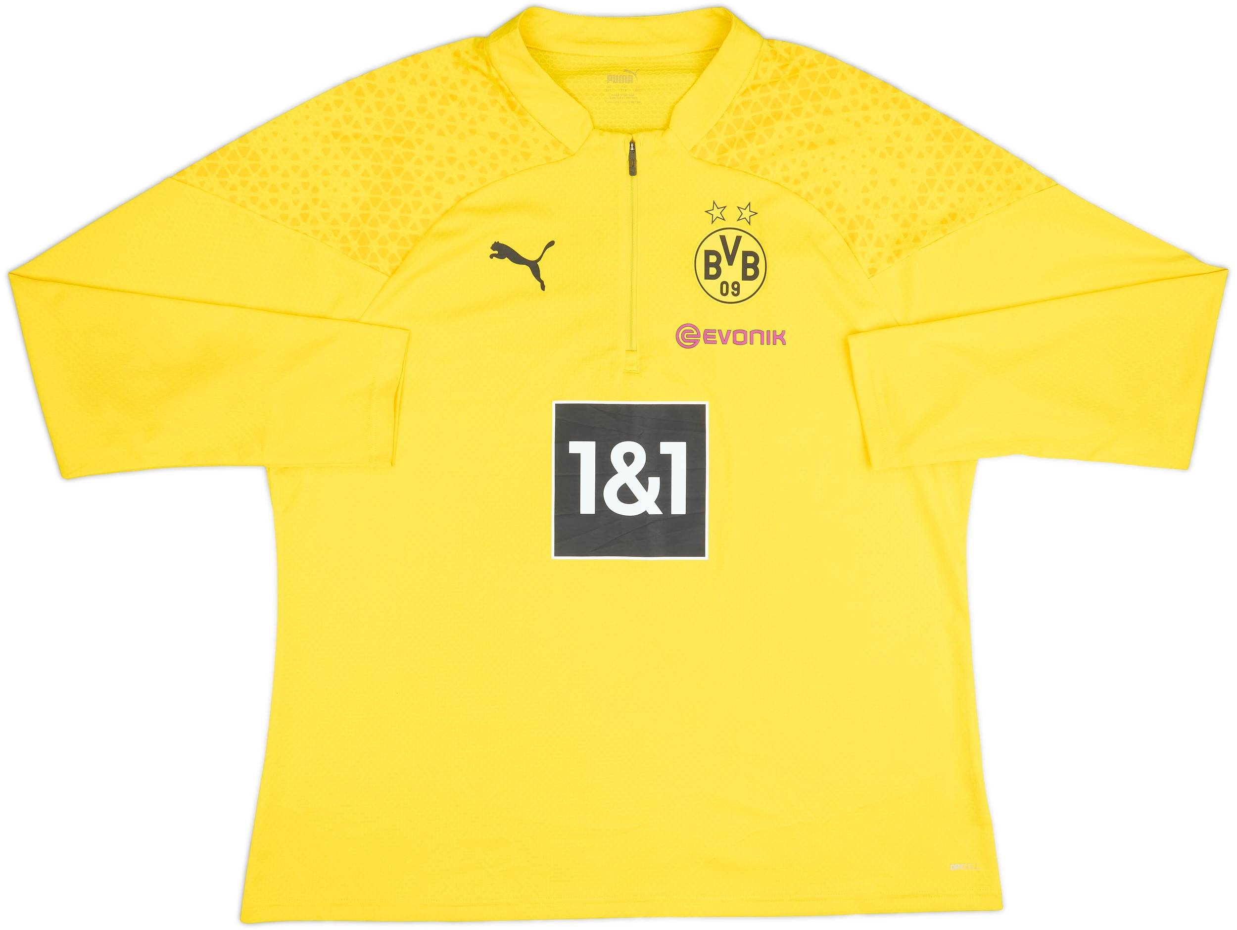 2022-23 Borussia Dortmund Puma 1/4 Zip Drill Top - 9/10 - (XXL)