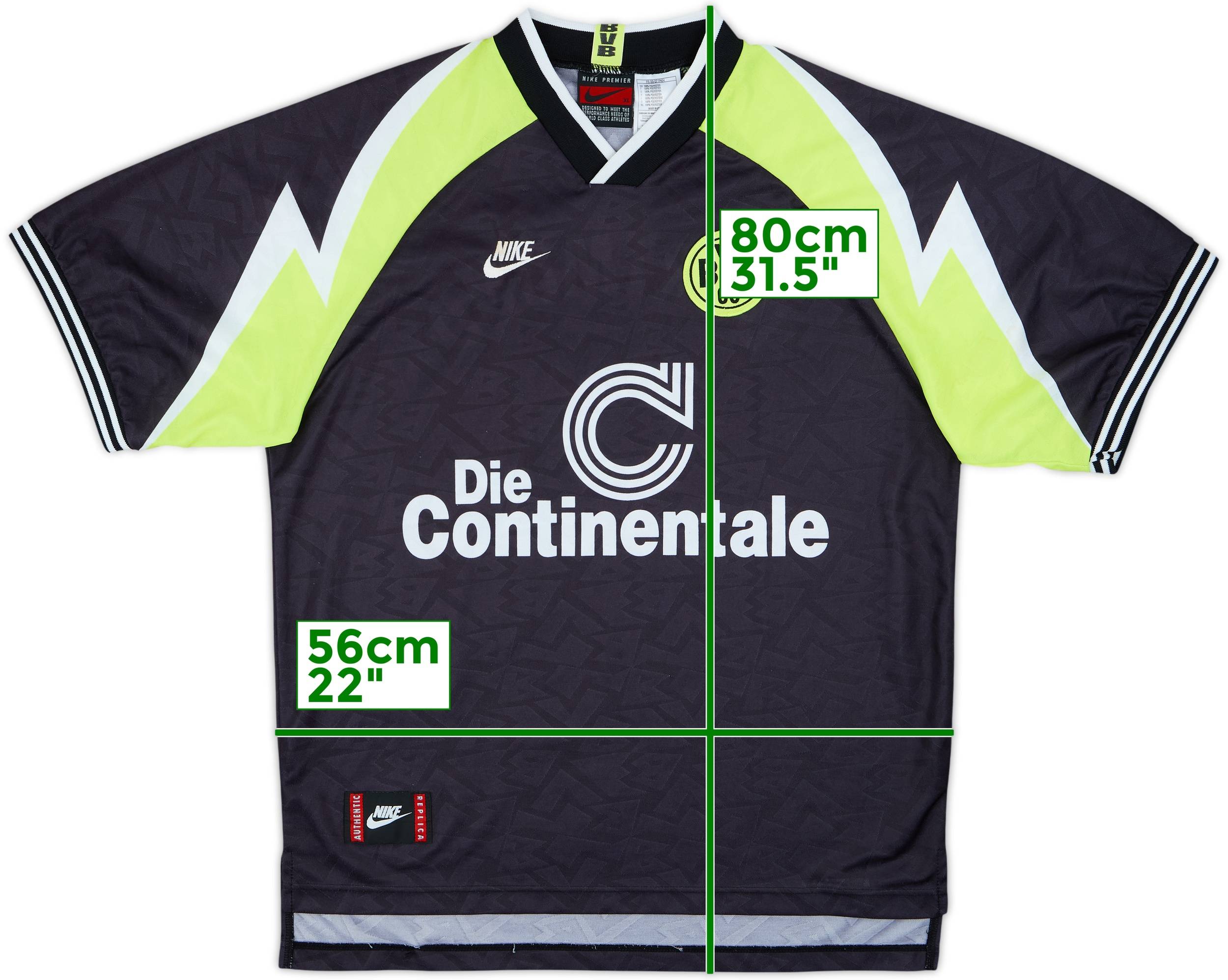 1995-96 Borussia Dortmund Away Shirt - 8/10 - (XL)