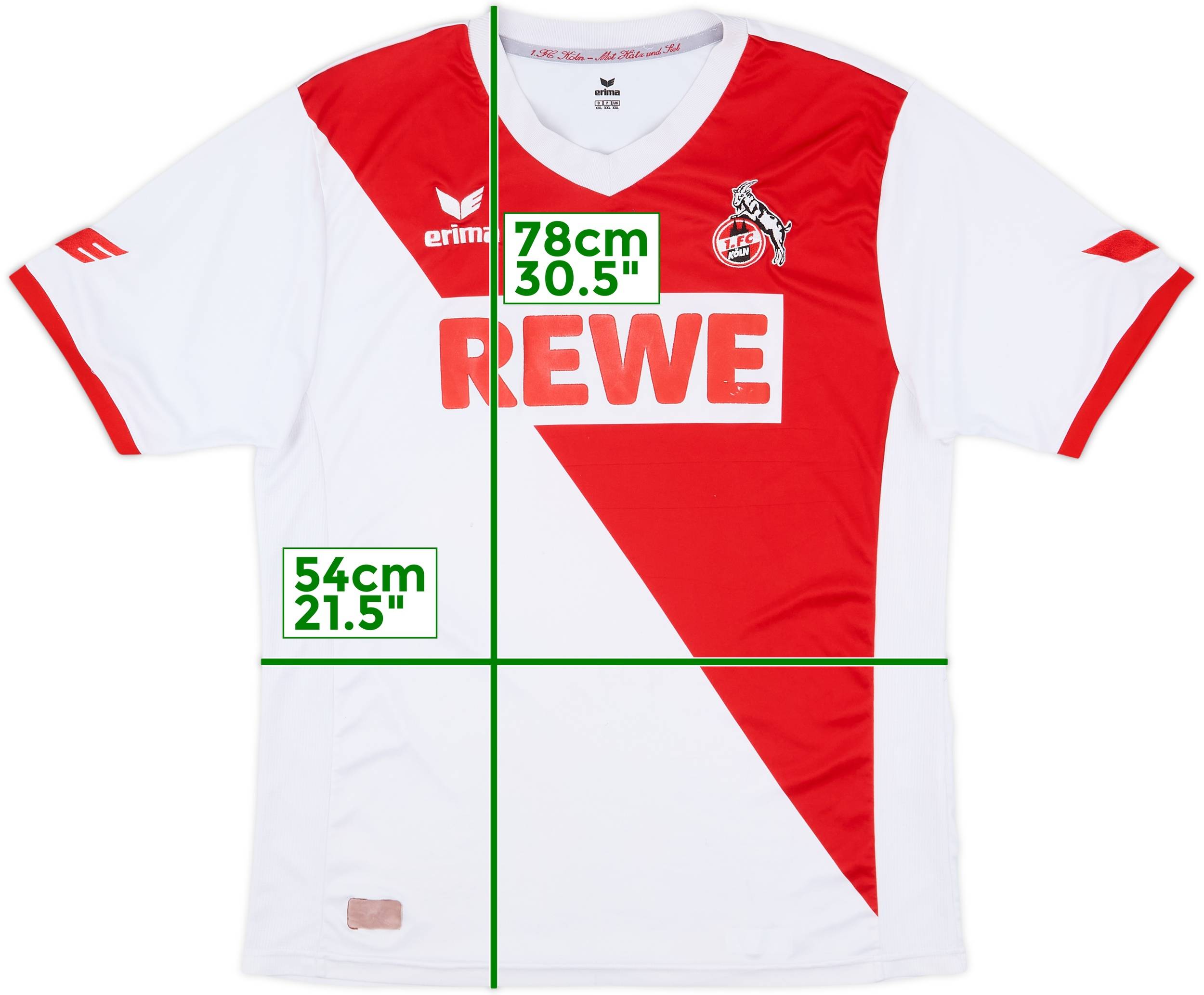 2014-15 FC Koln Home Shirt - 5/10 - (XXL)