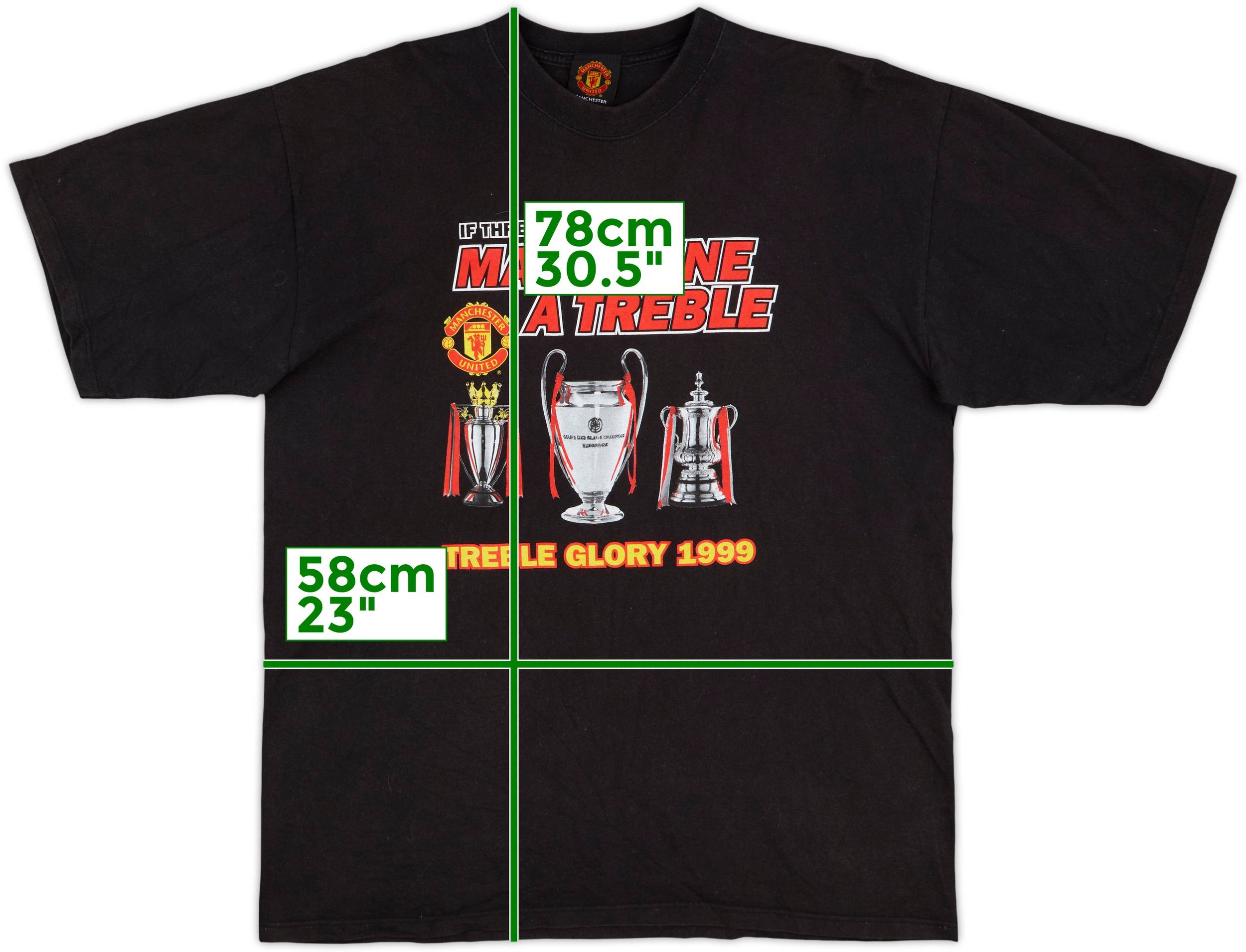 1999 Manchester United Graphic Tee - 10/10 - (XL)