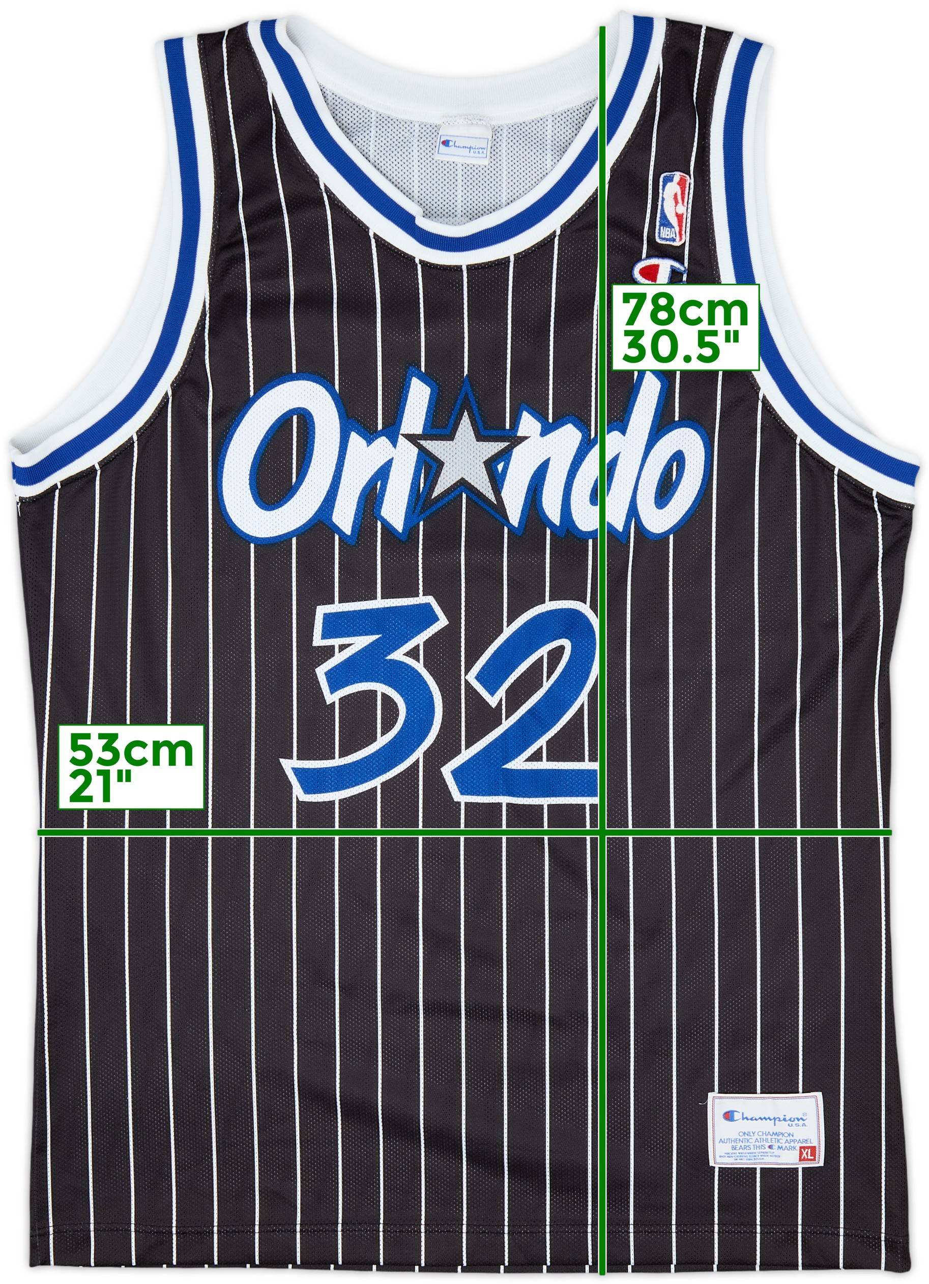チャンピオン NBA ユニフォーム 1992-96 Orlando Magic O'Neal #32 Champion Away Jersey - 9/10 - (XL)
