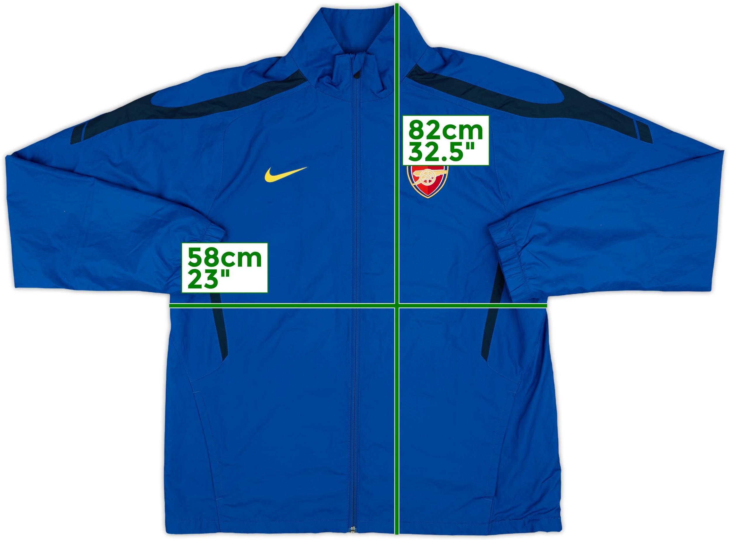 2010-11 Arsenal Nike Track Jacket - 9/10 - (L)