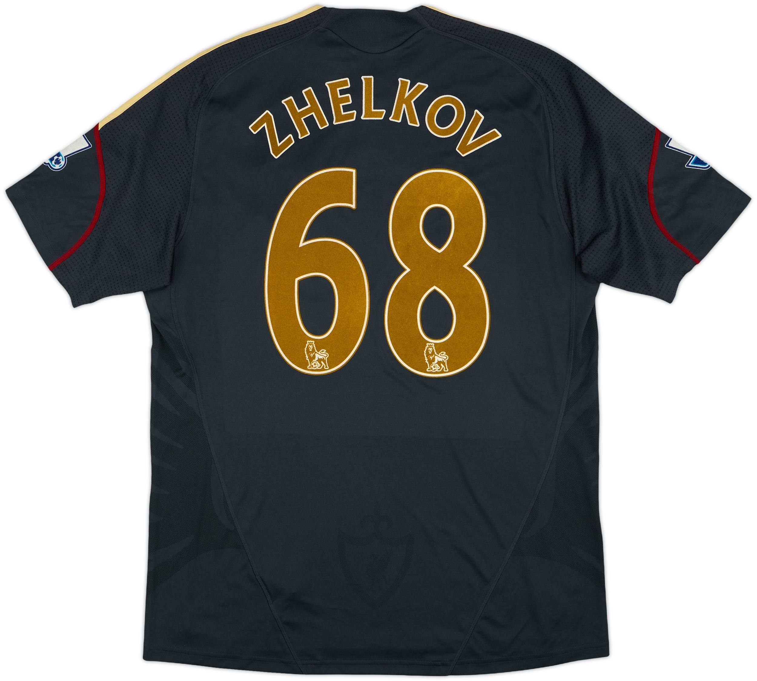 2009-10 Liverpool Away Shirt Zhelkov #68 - 7/10 - (L)