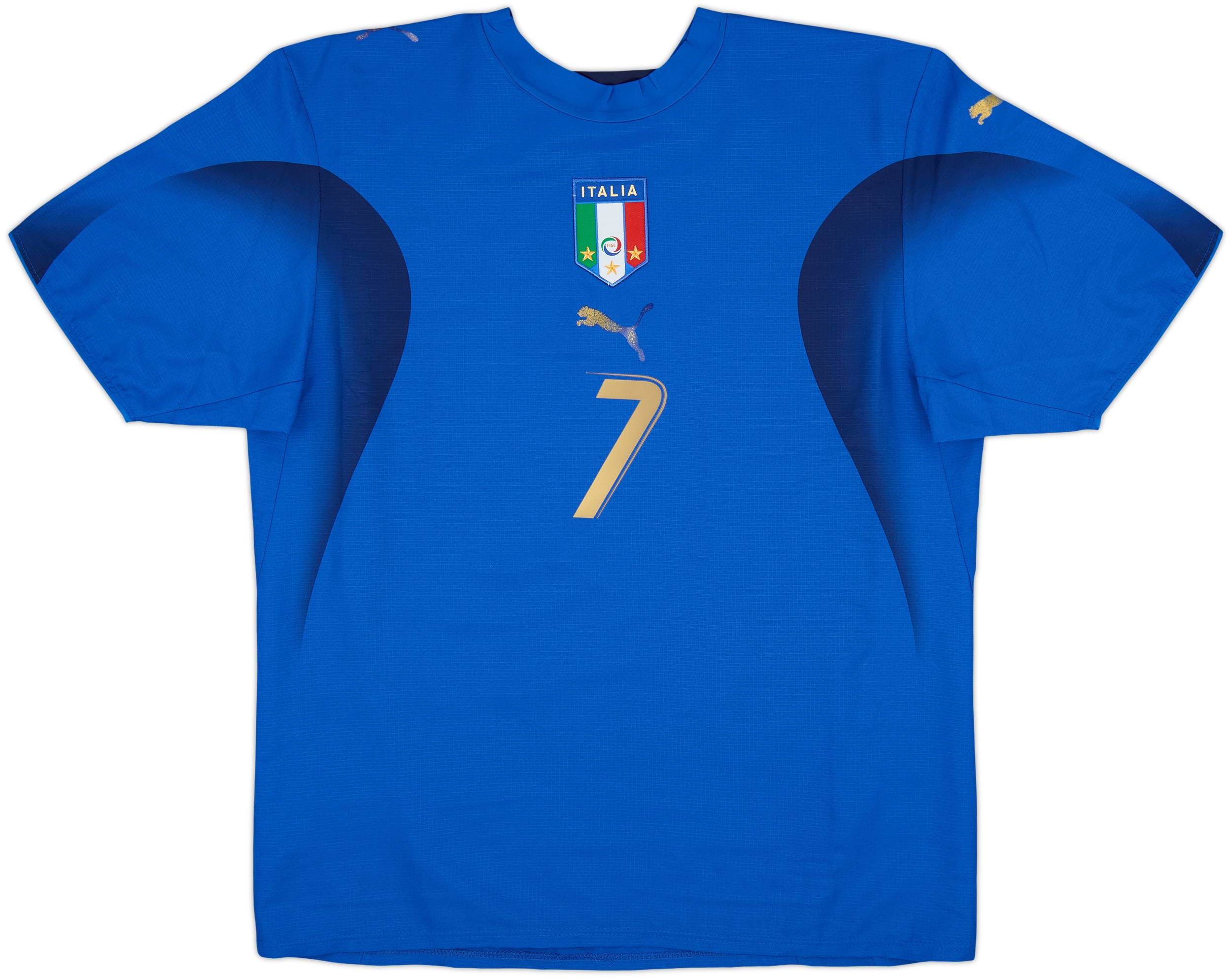 2006 Italy Home Shirt Del Piero #7 - 6/10 - (M)