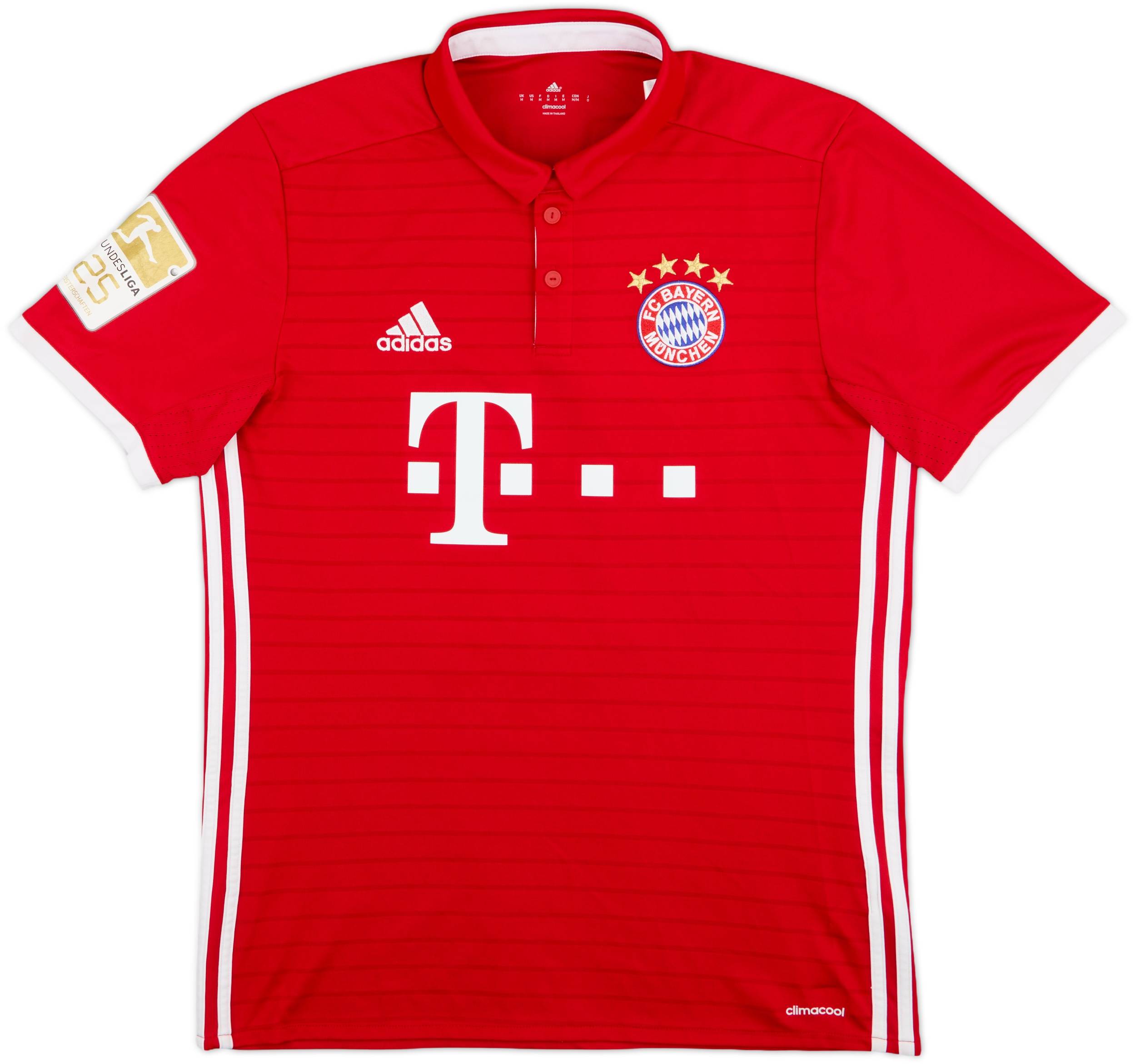 2016-17 Bayern Munich Home Shirt Thiago #6 - 5/10 - (M)