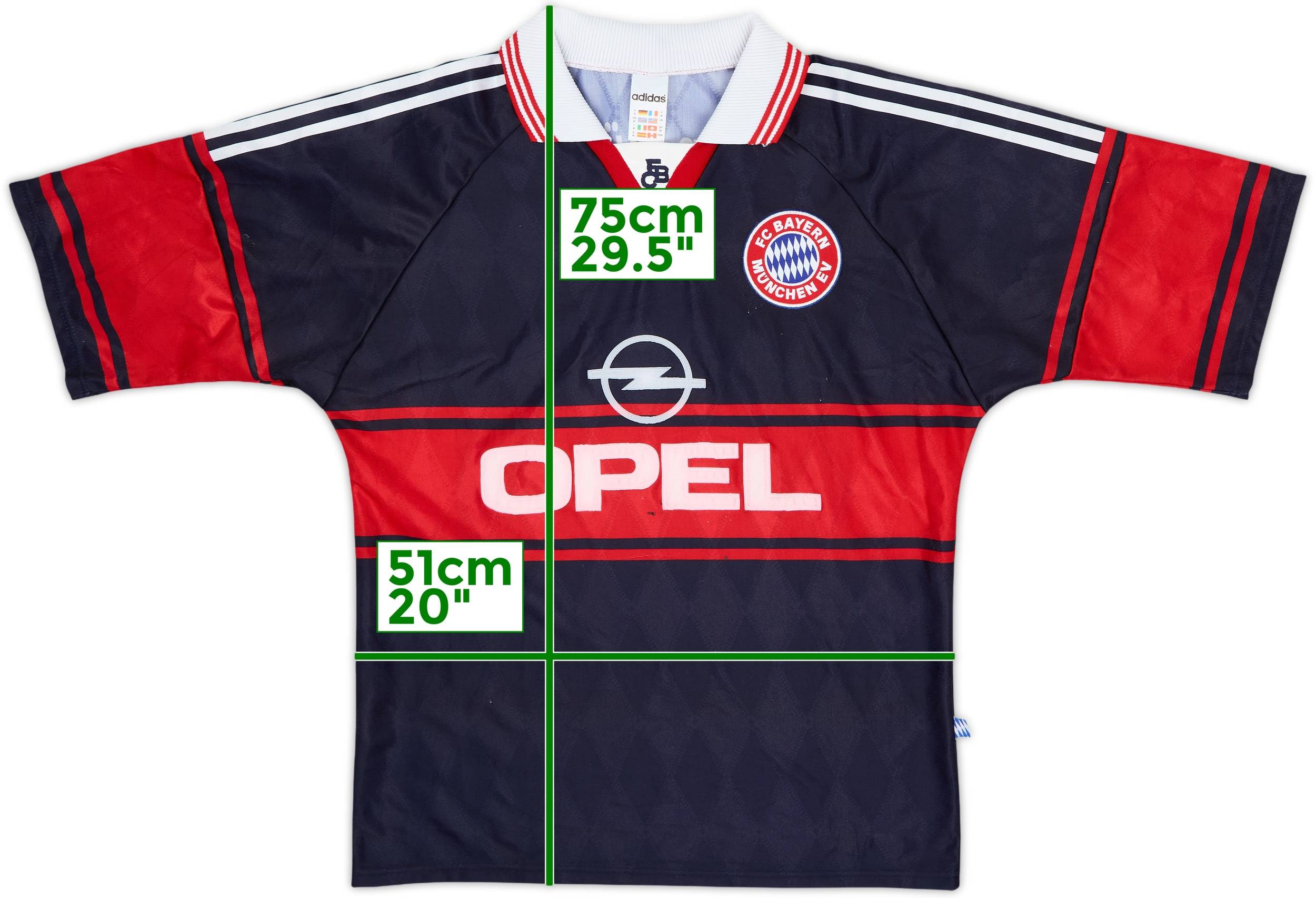 1997-99 Bayern Munich Home Shirt Zickler #21 - 6/10 - (M)