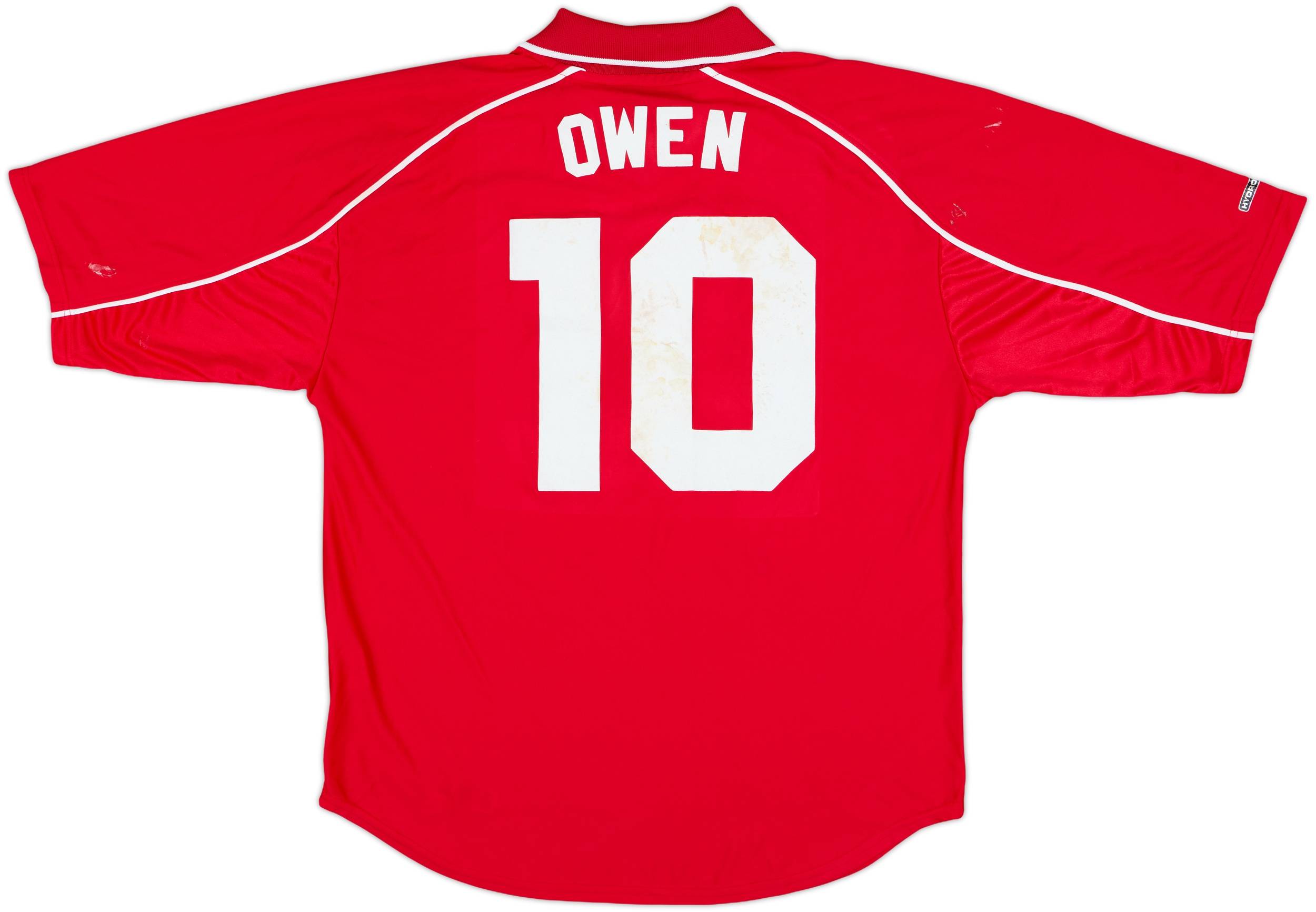 2000-02 Liverpool Home Shirt Owen #10 - 6/10 - (M)