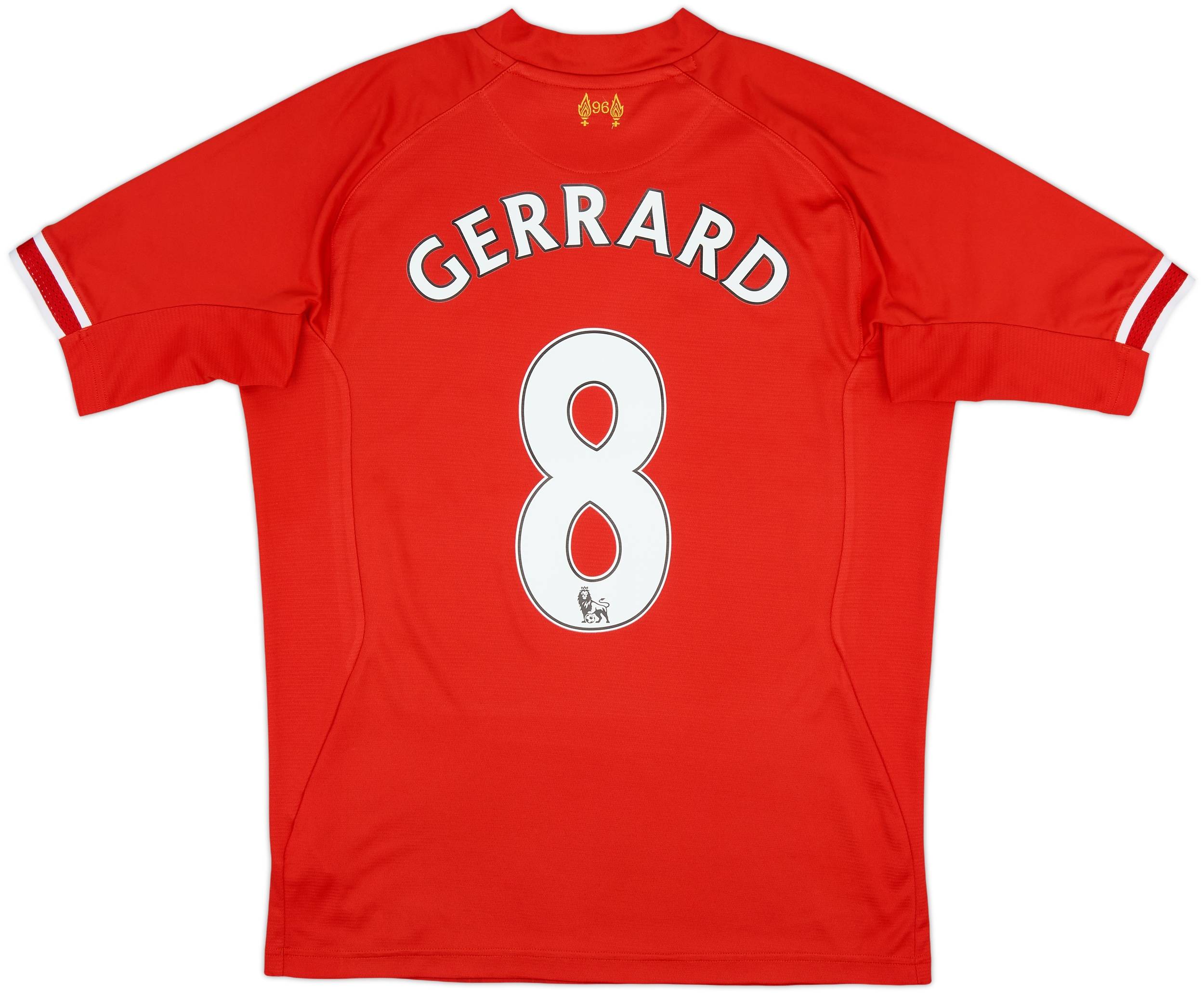 2013-14 Liverpool Home Shirt Gerrard #8 - 6/10 - (M)