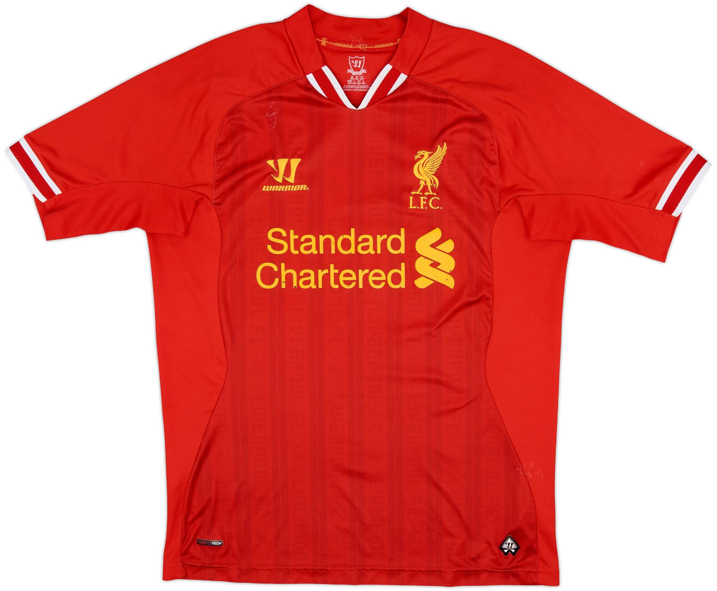 2013-14 Liverpool Home Shirt Gerrard #8 - 6/10 - (M)
