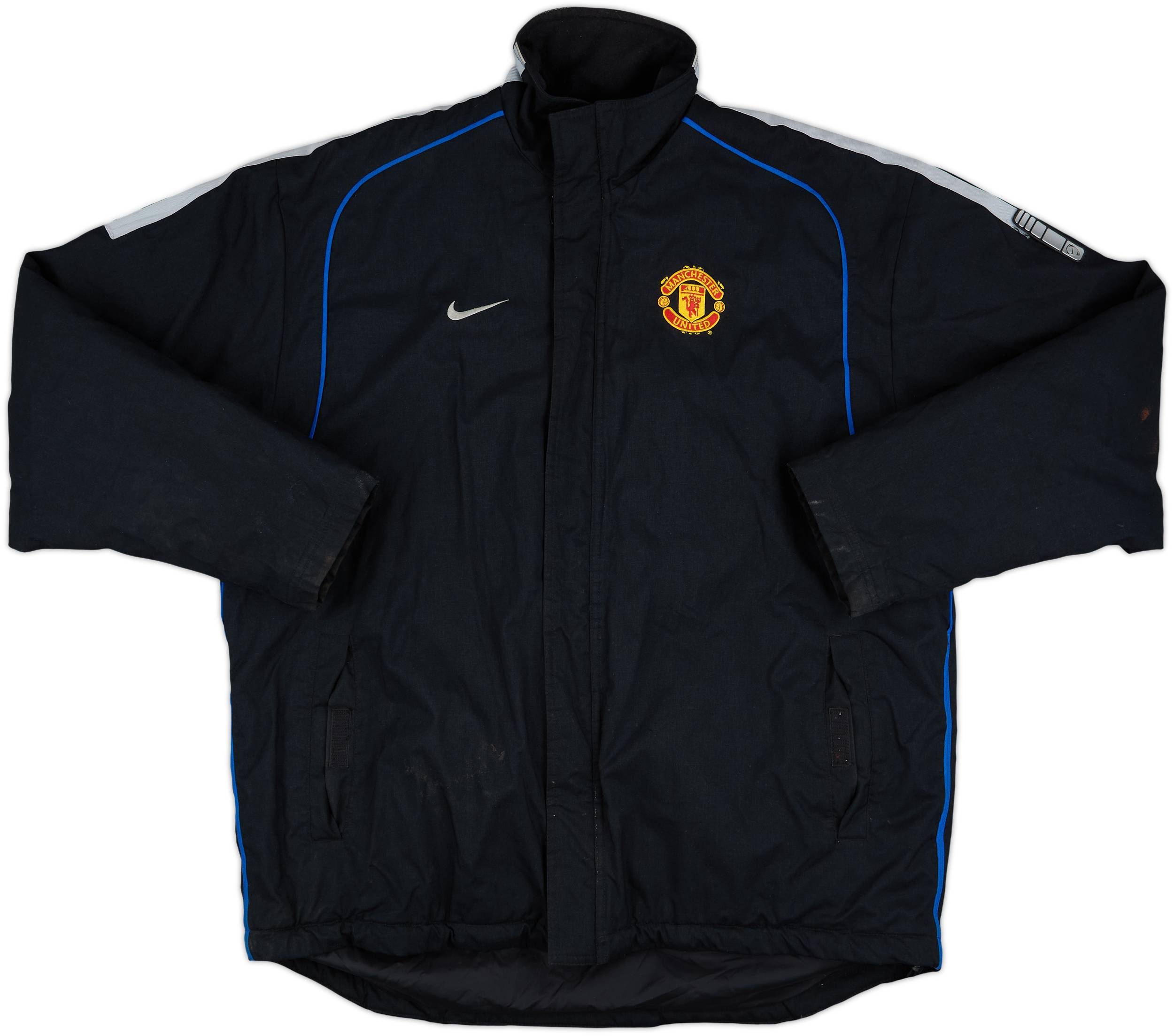 2002-03 Manchester United Nike Padded Bench Coat - 7/10 - (M)