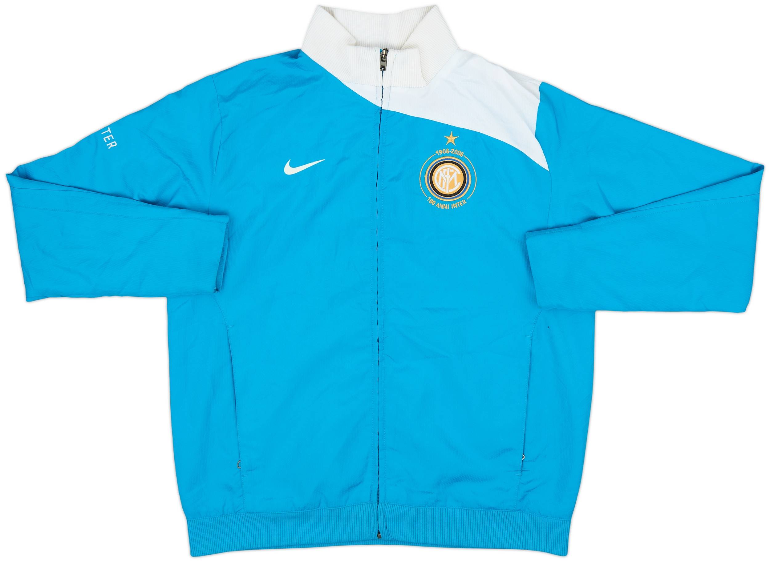 2008-09 Inter Milan Nike Track Jacket - 7/10 - (L.Boys)