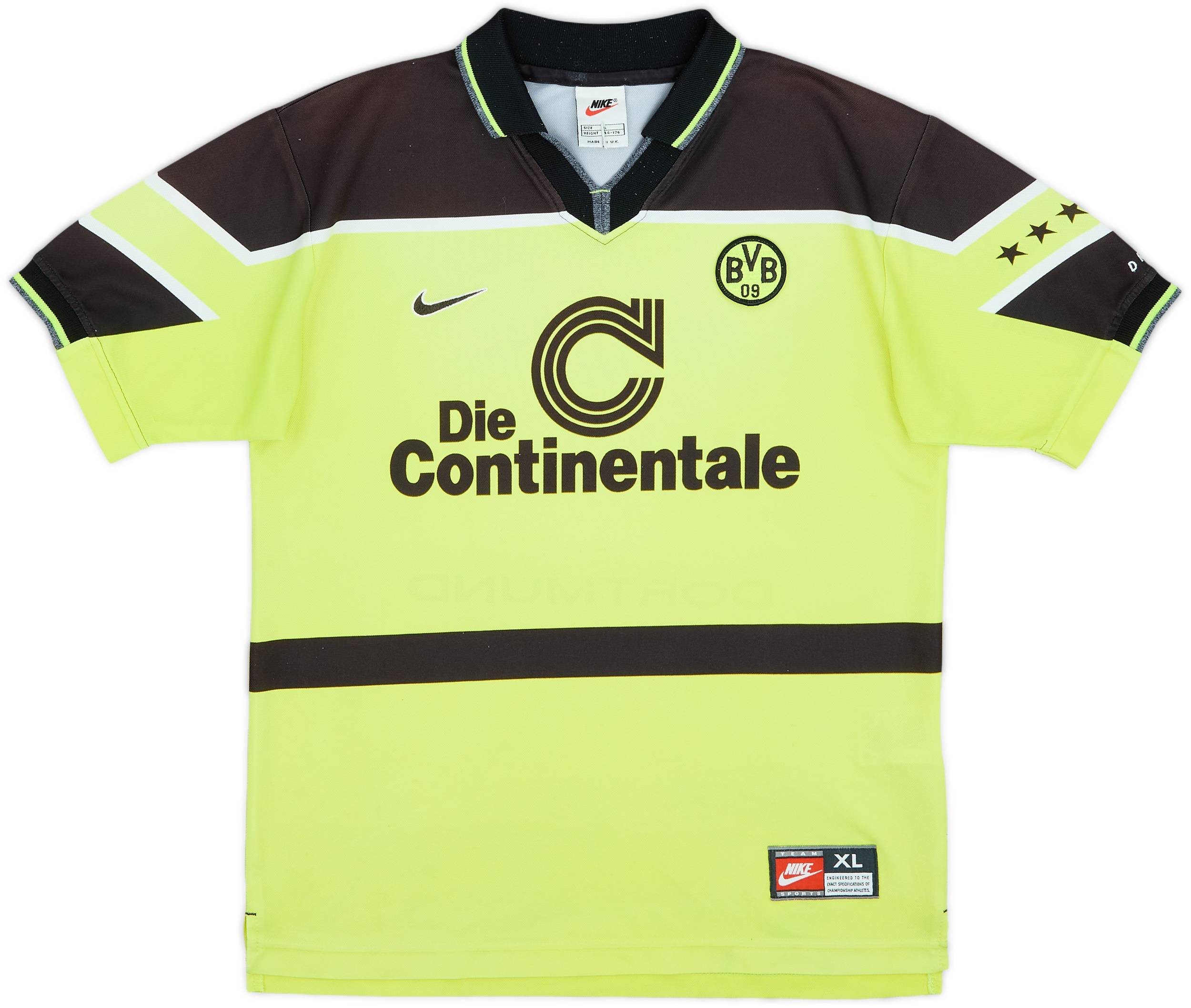 1997-98 Borussia Dortmund Home Shirt - 7/10 - (XL.Boys)