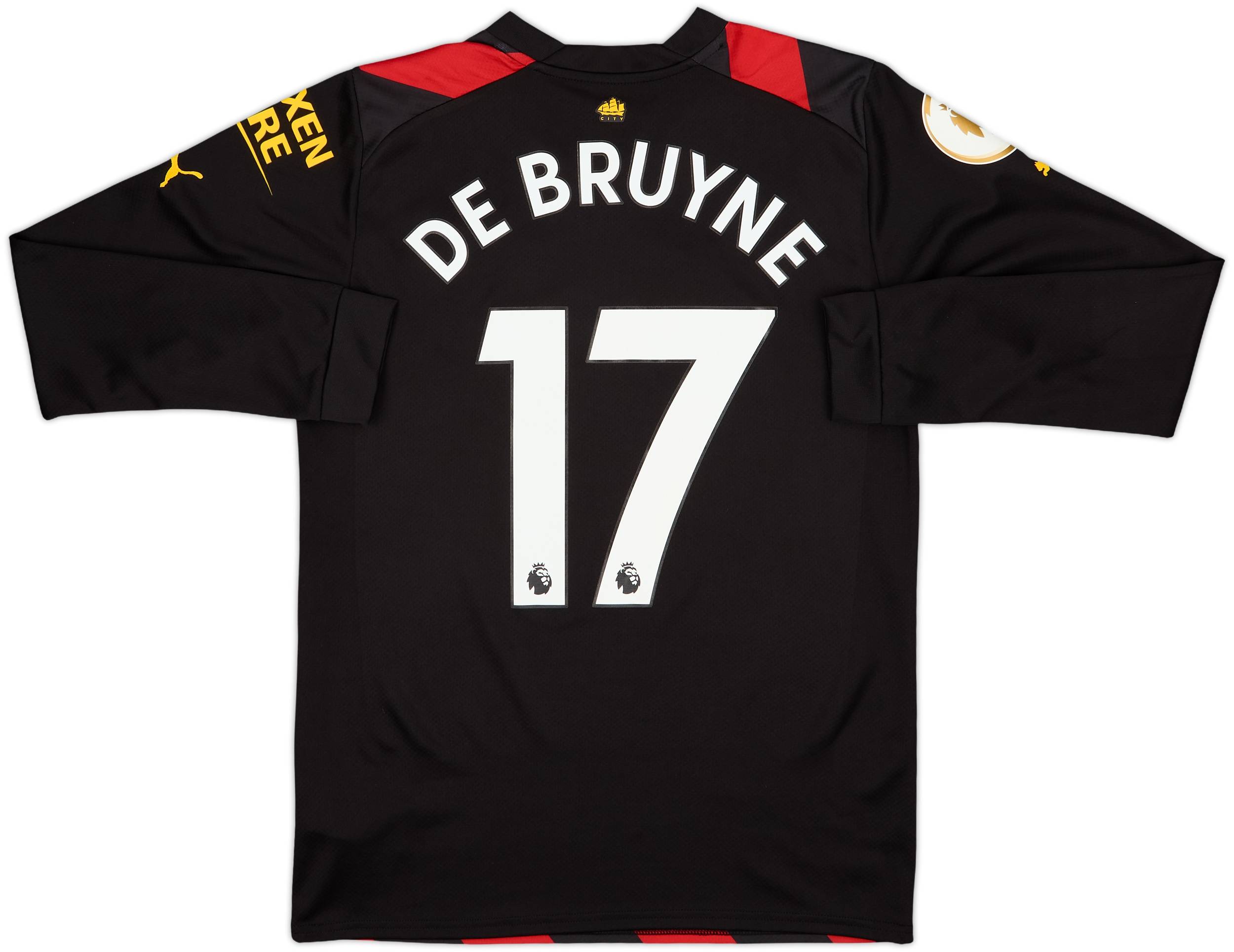 マンチェスター・シティ DE BRUYNE 17 シャツ 2023-24 Manchester City Home Shirt De Bruyne #17 - 9/10 - (S)
