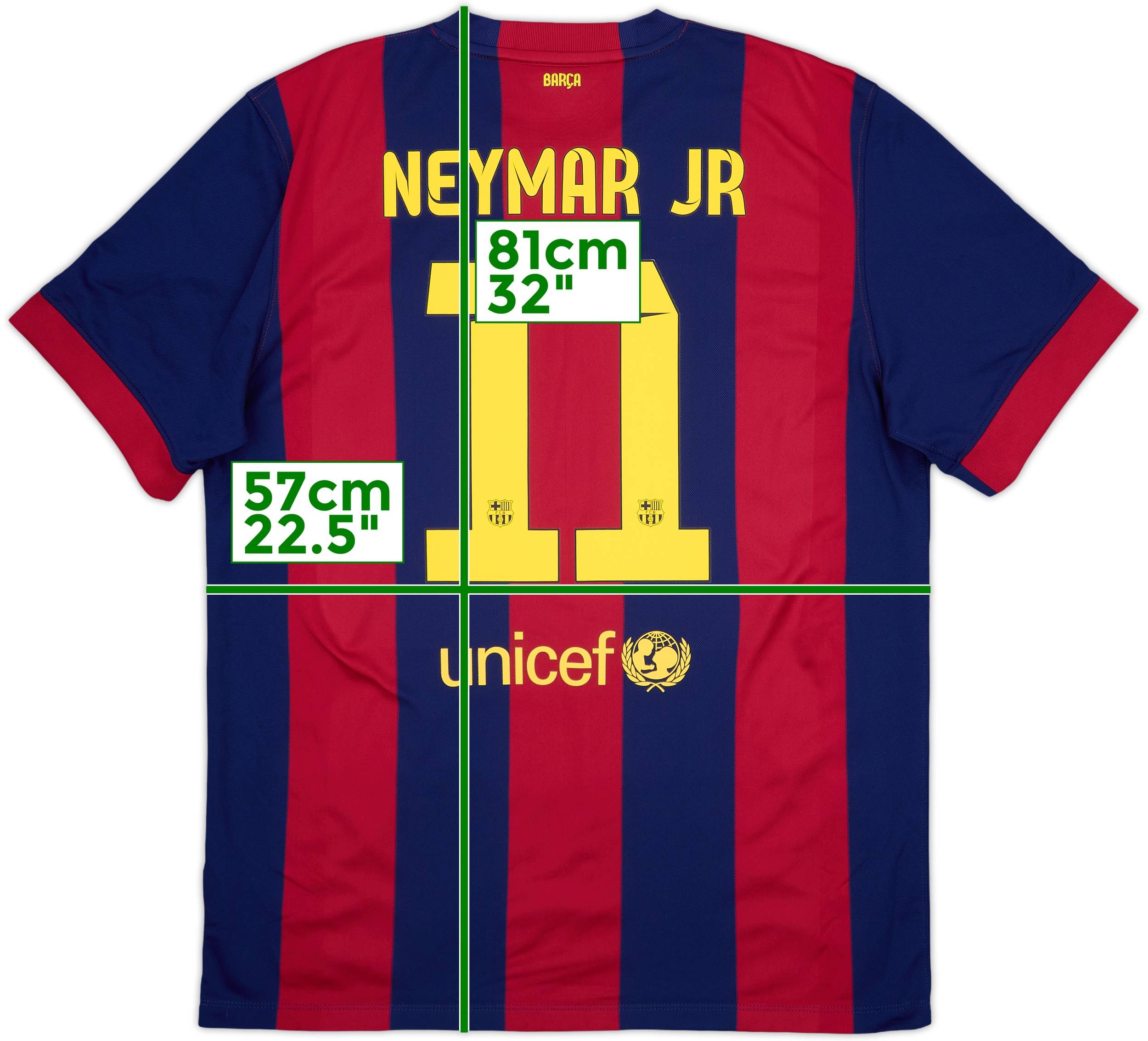 14-15 FCBarcelona NEYMAR JR Tシャツ