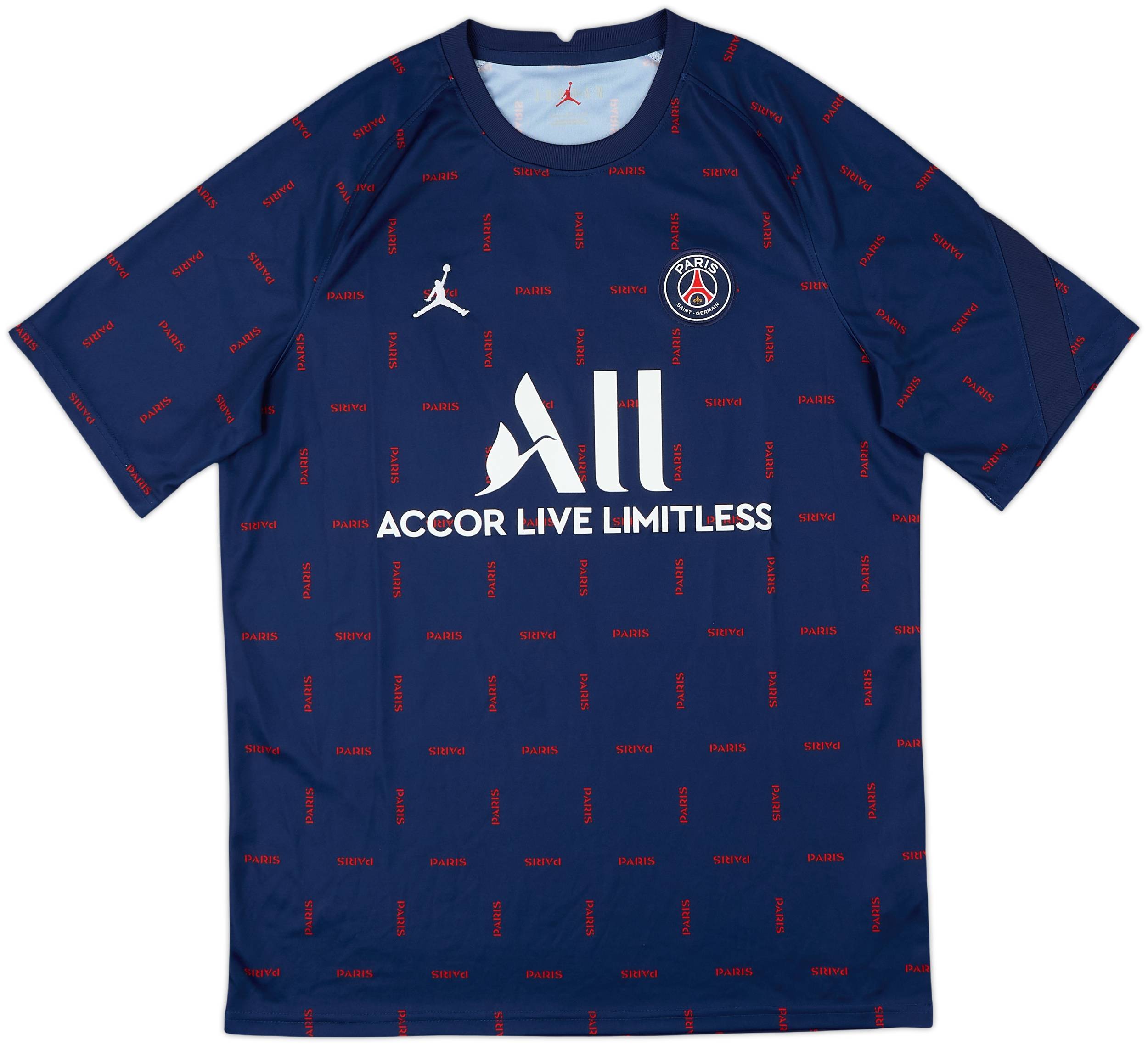 2021-22 Paris Saint-Germain Nike Jordan Training Shirt - 10