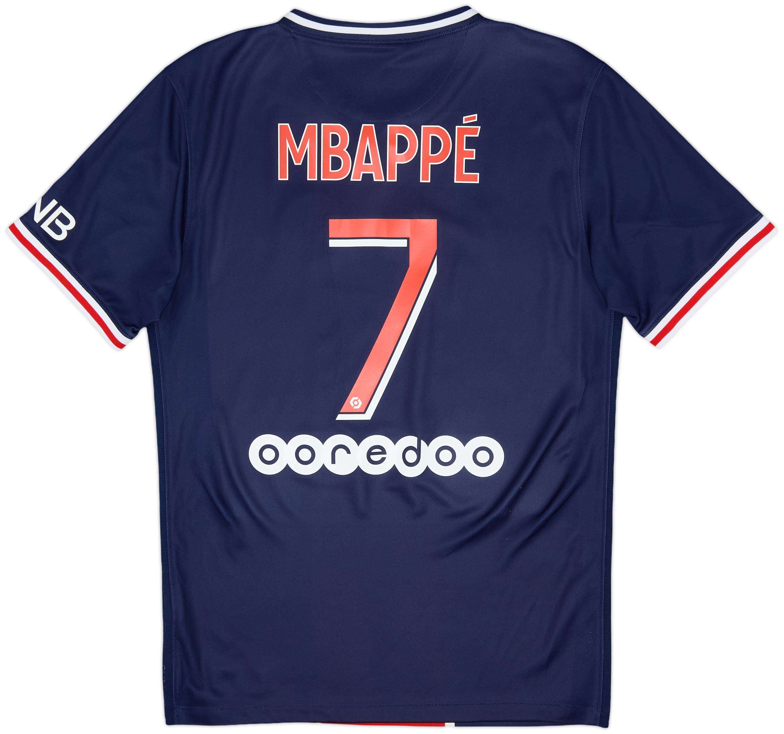 2020-21 Paris Saint-Germain Home Shirt Mbappe #7 - 8/10 - (S)