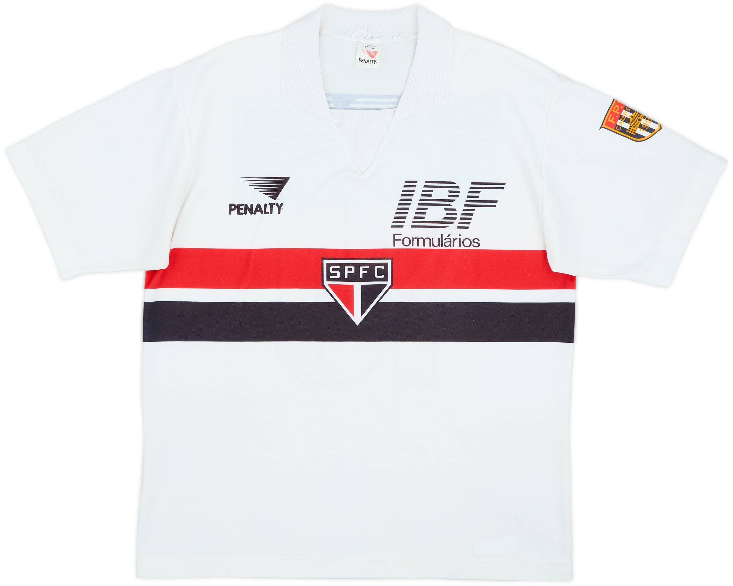 1992 Sao Paulo Home Shirt #10 - 9/10 - (L)