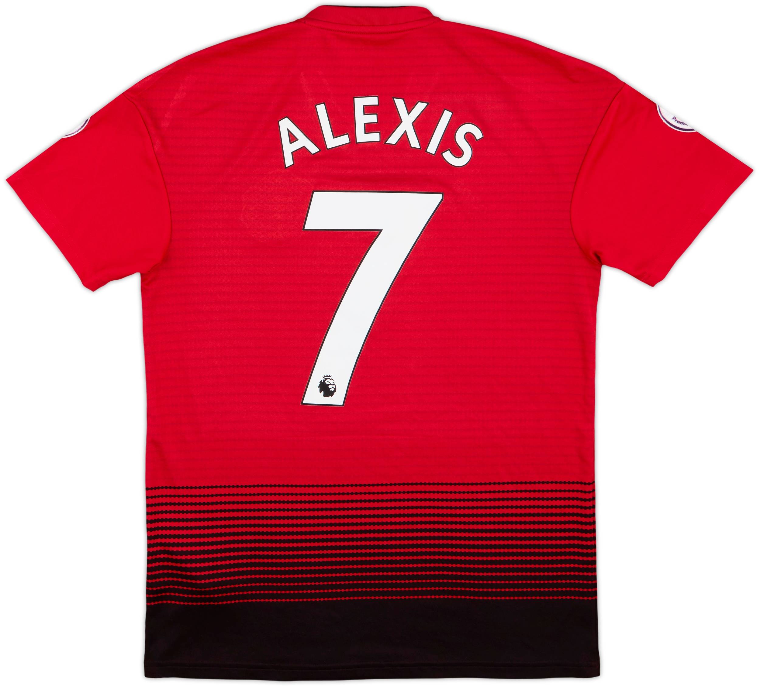 2018-19 Manchester United Home Shirt Alexis #7 6/10 (S)