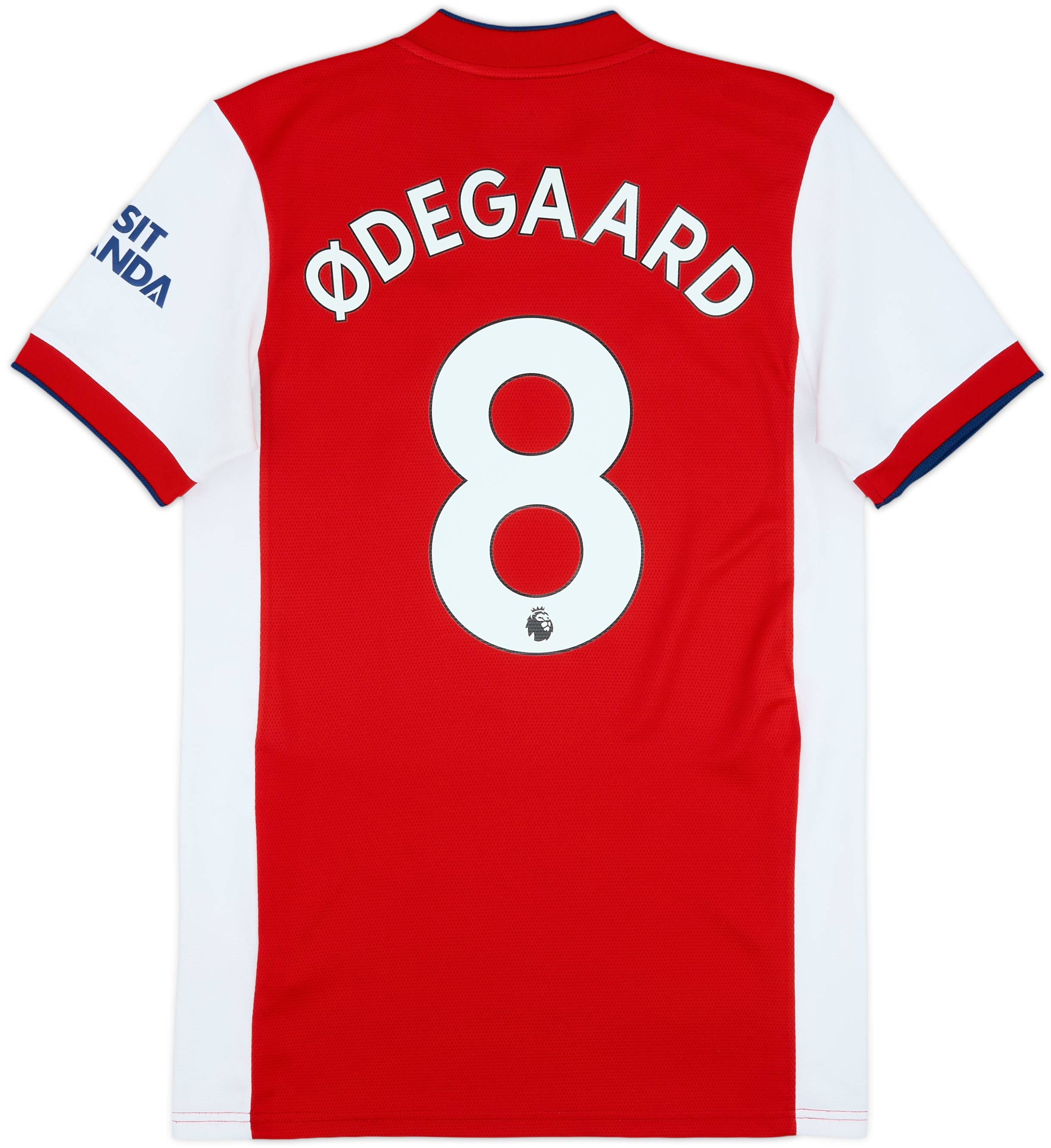 2021-22 Arsenal Home Shirt Odegaard #8 - 6/10 - (S)