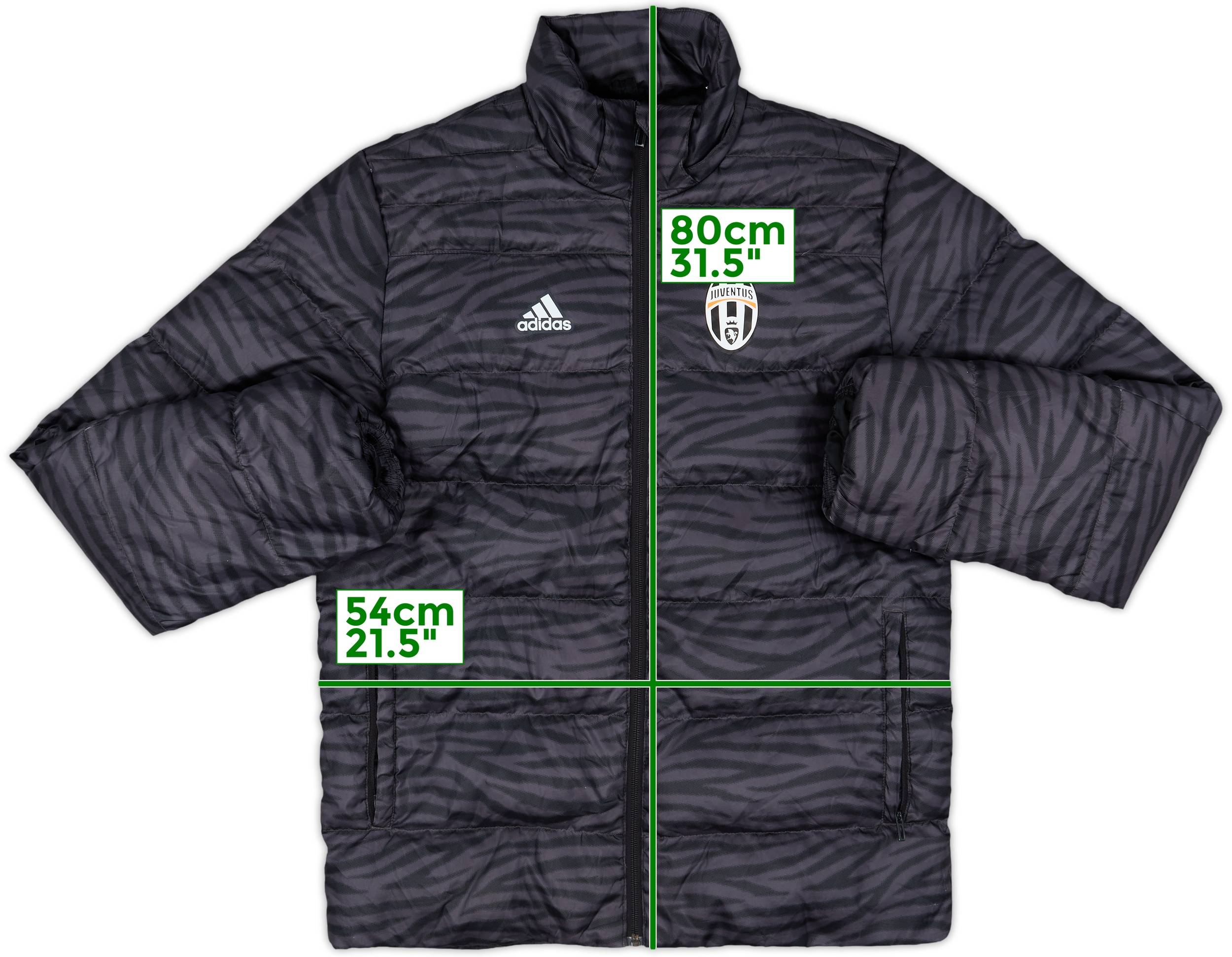 2016-17 Juventus adidas Padded Bench Coat - 8/10 - (XS)