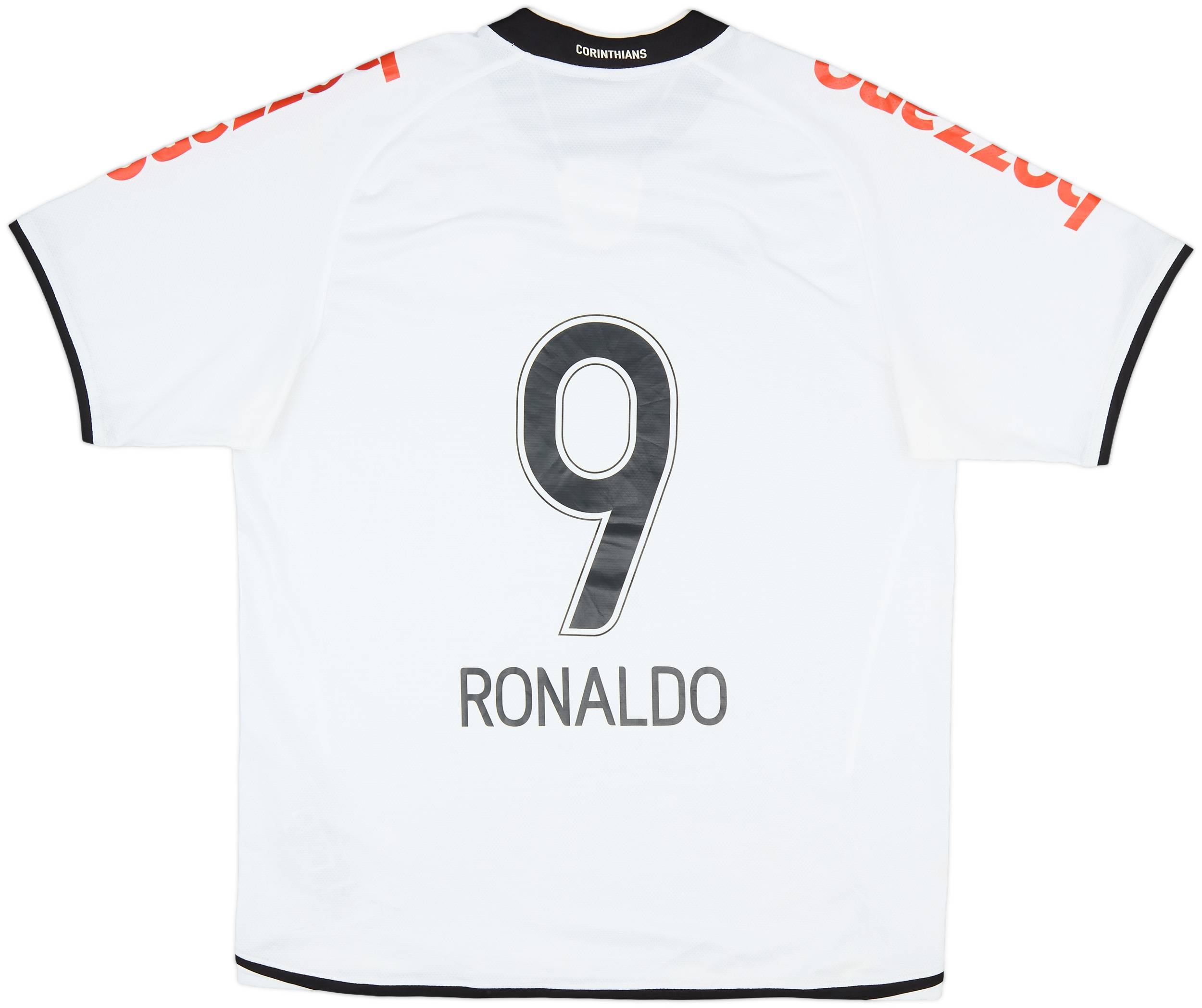 2009 Corinthians Home Shirt Ronaldo #9 - 8/10 - (L)