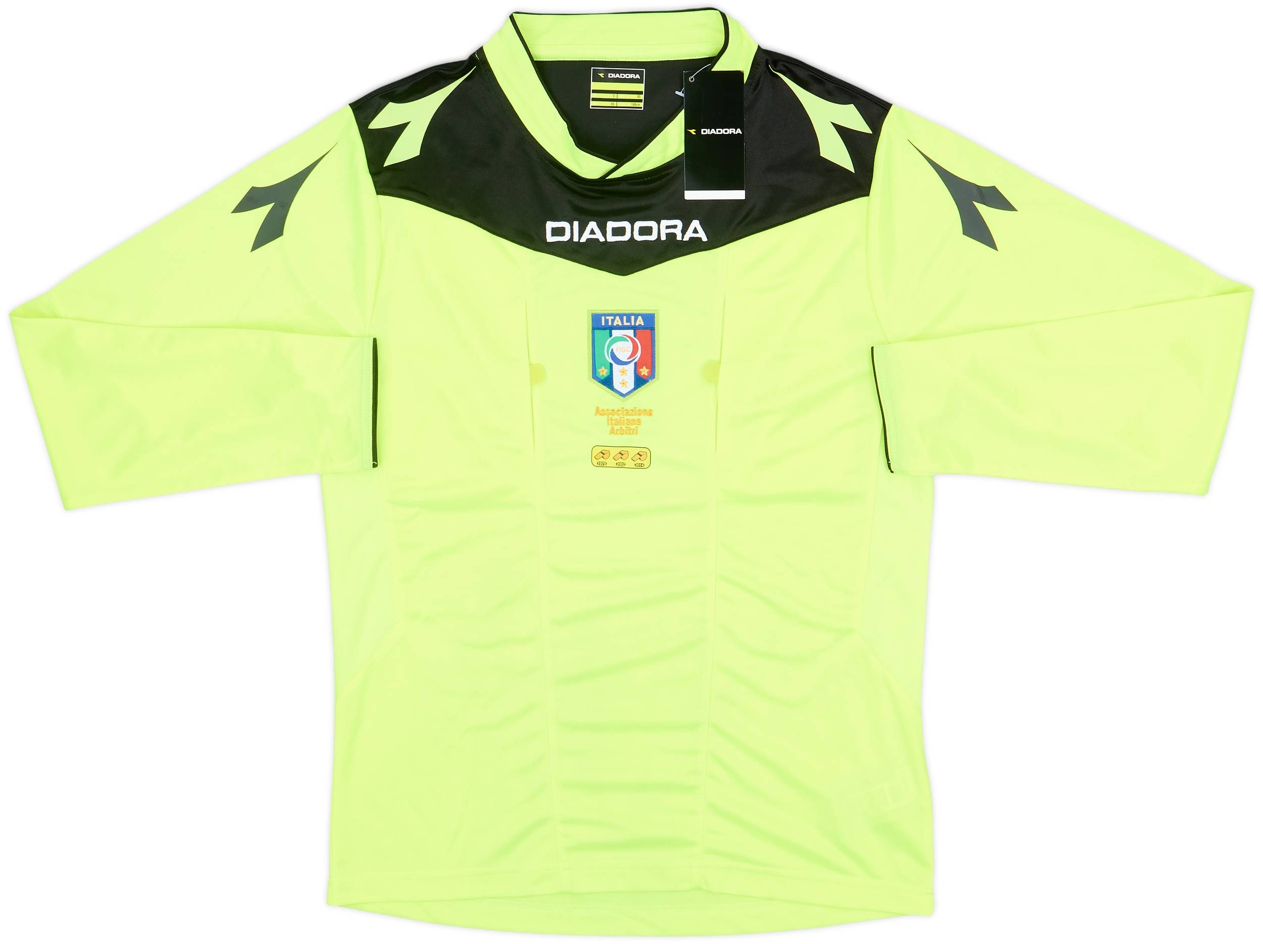 2015-16 Italy Diadora Referee L/S Shirt (XS)