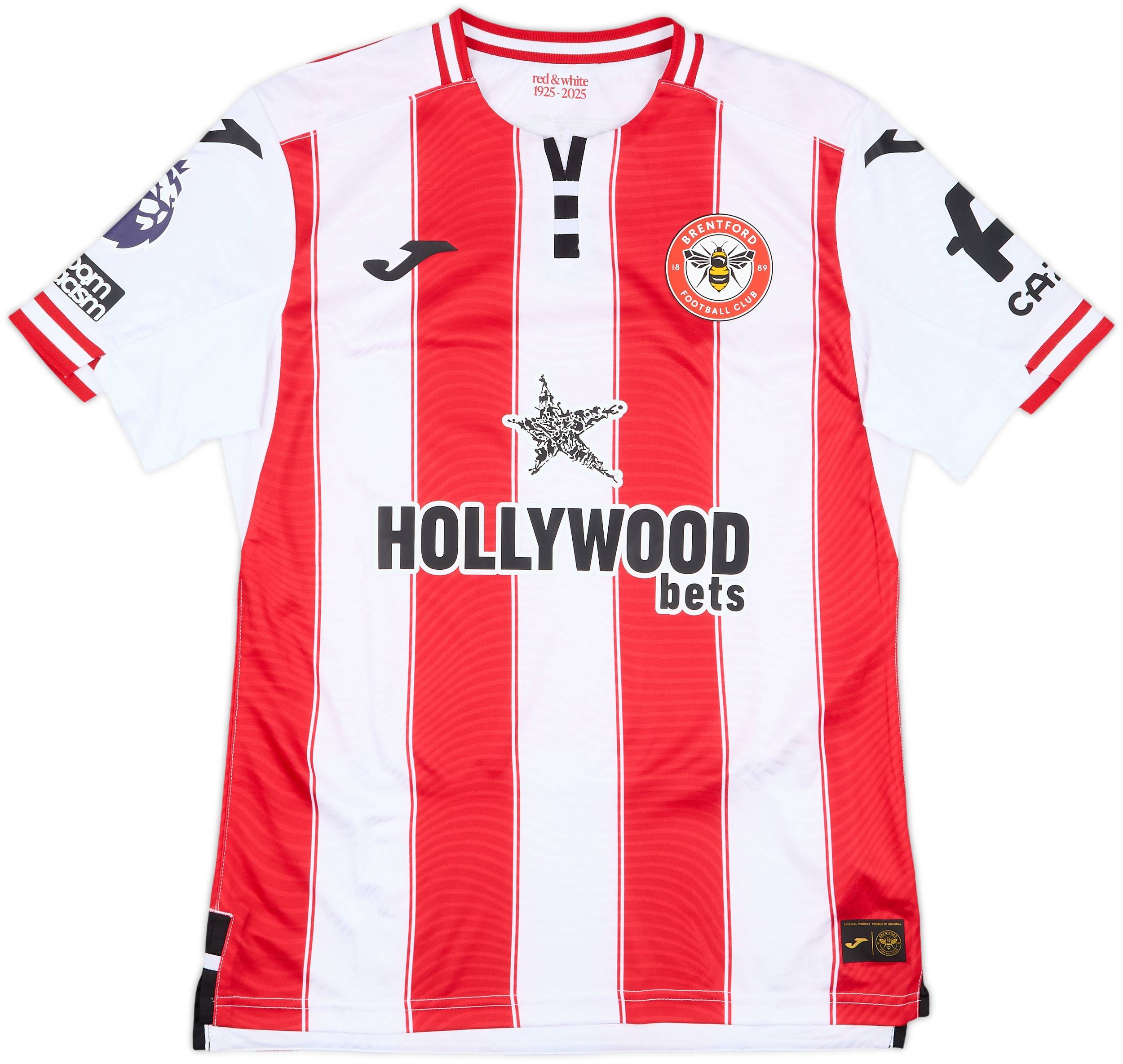 【正規品/新品タグ付】 ブレントフォードFC #23 LEWIS-POTTER 2025-26 Brentford Match Issue Home Shirt Lewis-Potter #23