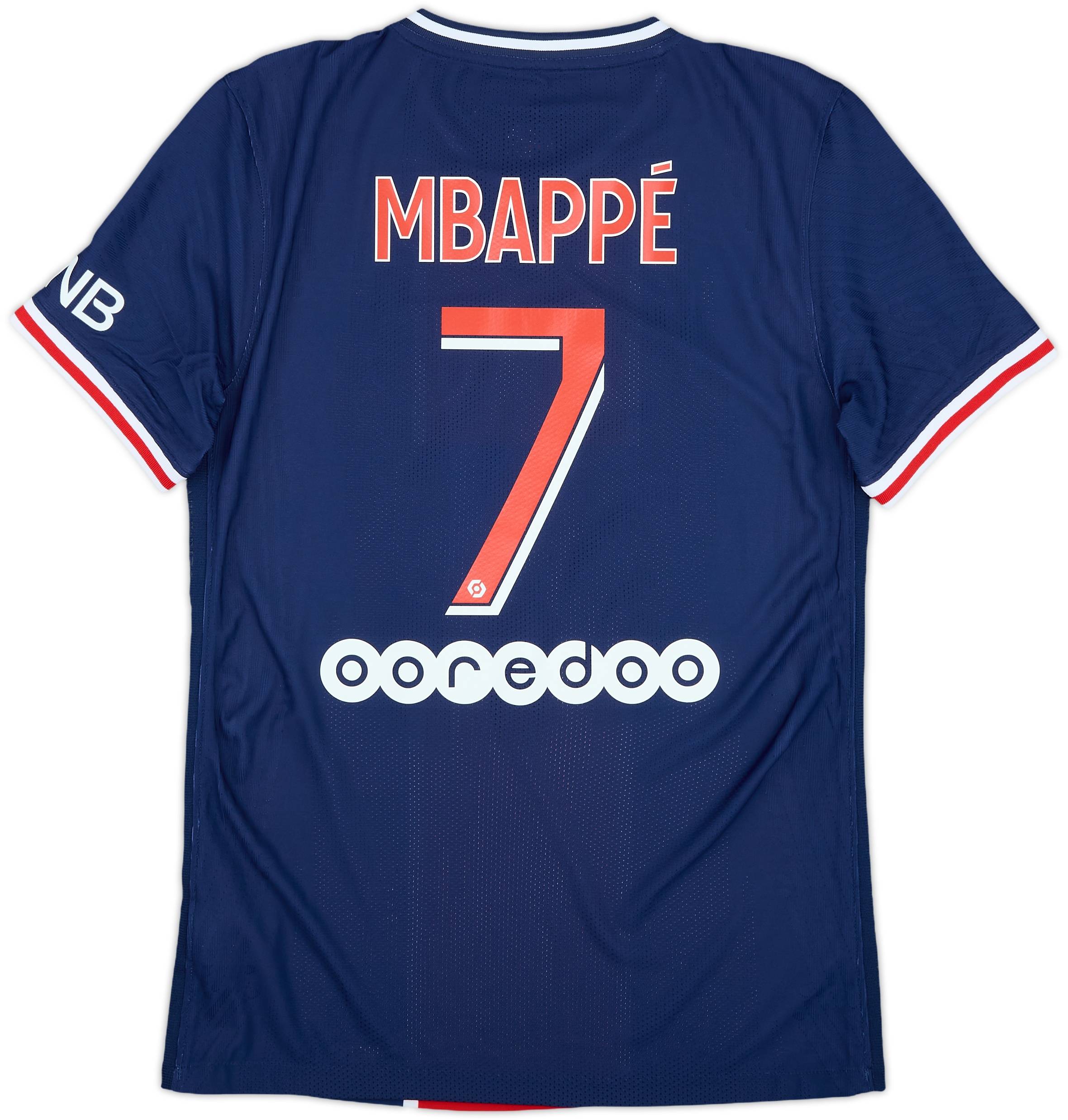 2020-21 Paris Saint-Germain Authentic Home Shirt Mbappe #7 (S)