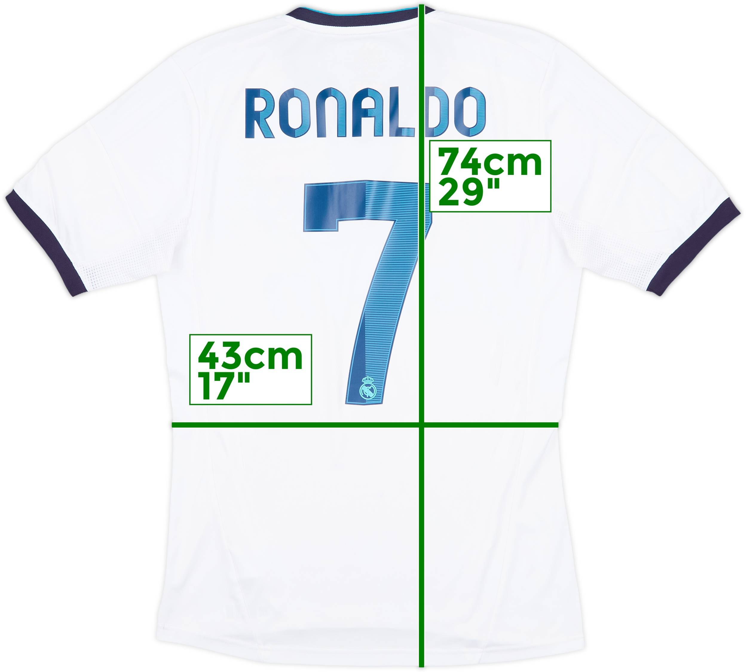 2012-13 Real Madrid Home Shirt Ronaldo #7 - 6/10 - (S)