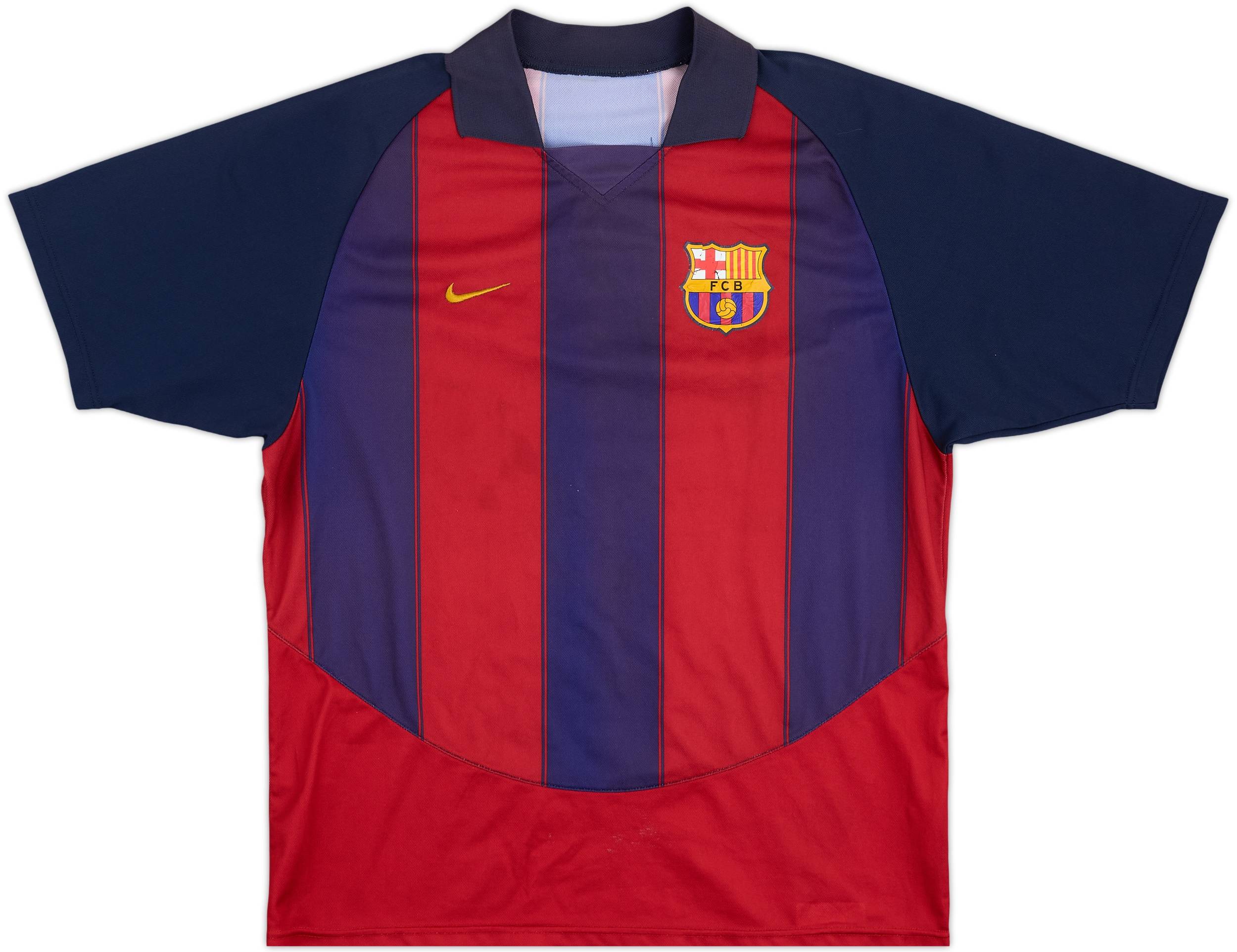 2003-04 Barcelona Basic Home Shirt - 5/10 - (XL)