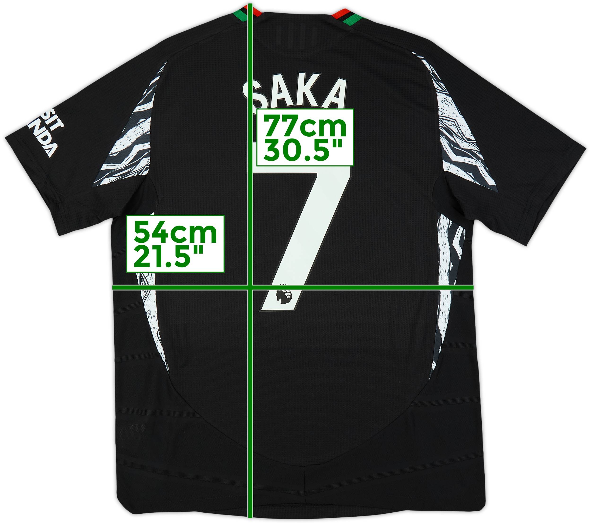 2024-25 Arsenal Authentic Away Shirt Saka #7 (L)