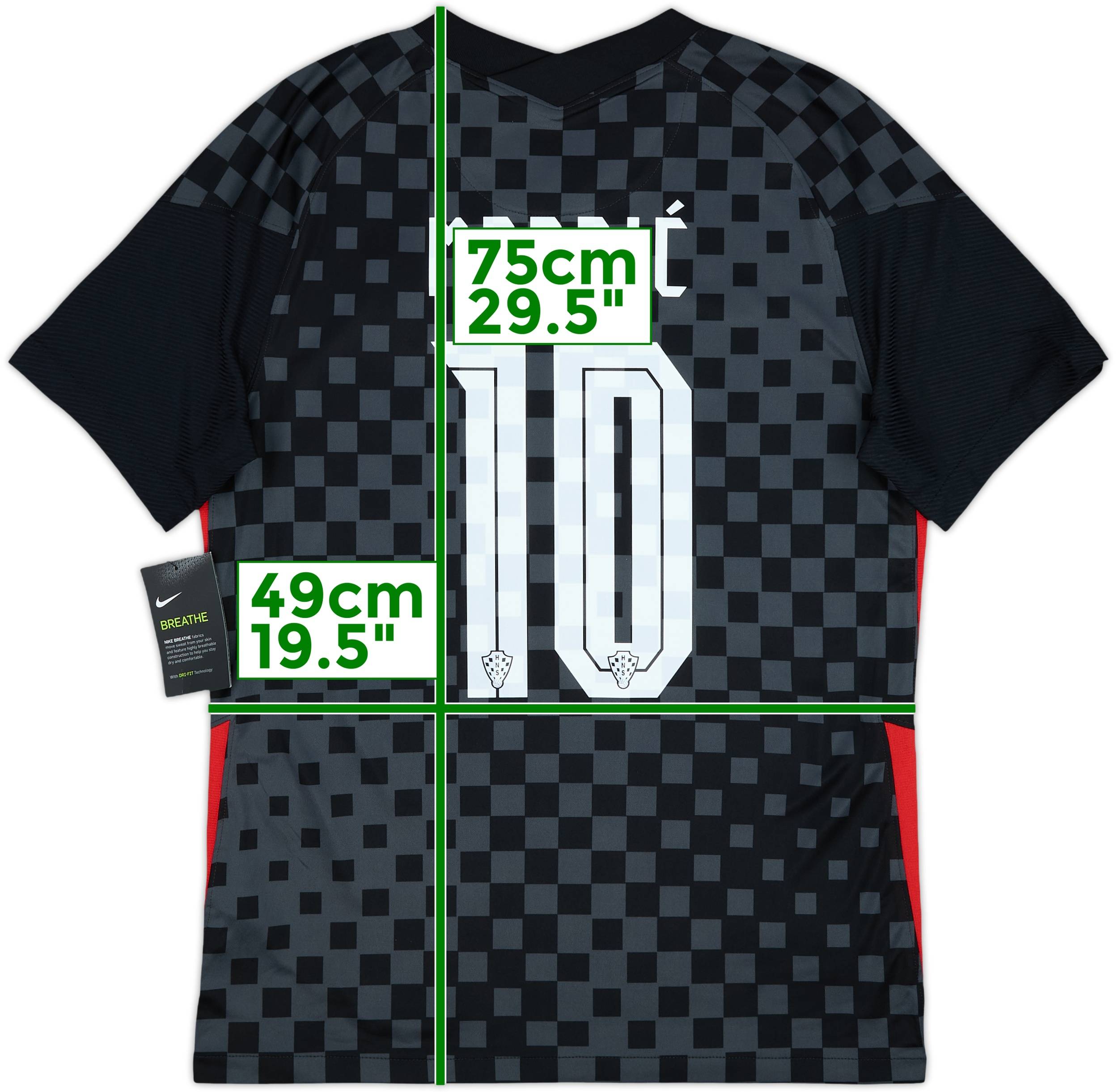 2020-21 Croatia Away Shirt Modric #10 (M)
