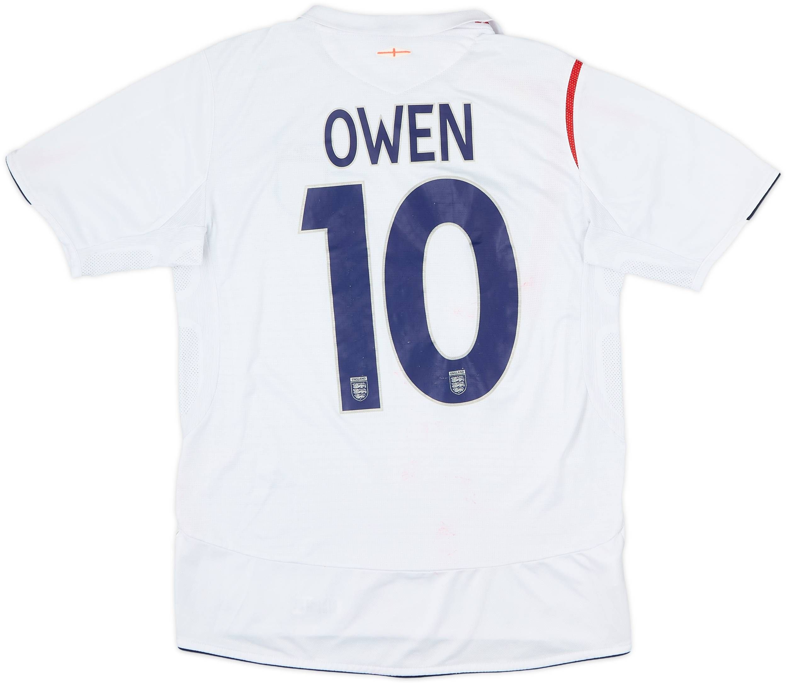 2005-07 England Home Shirt Owen #10 - 4/10 - (M)