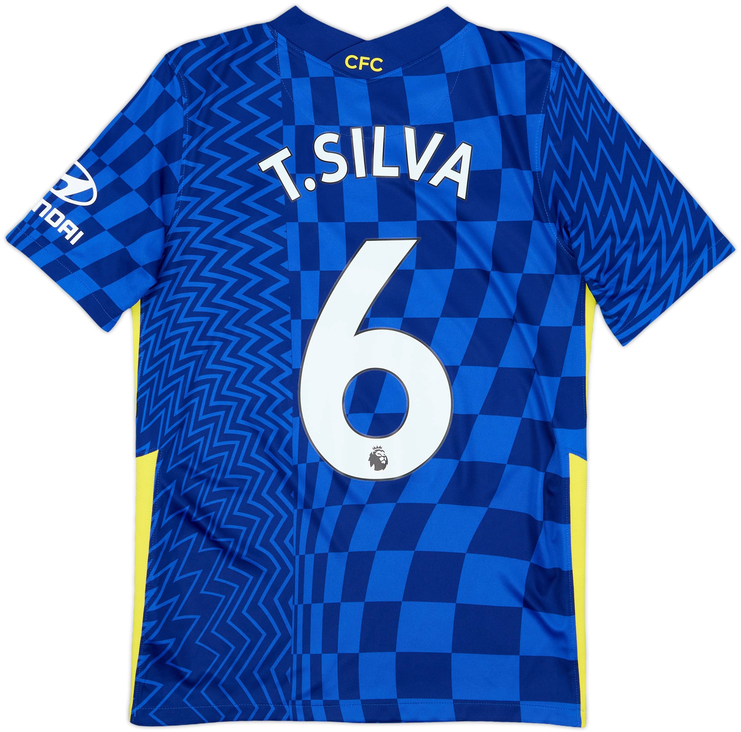 2021-22 Chelsea Home Shirt T.Silva #6 - 9/10 - (XL.Boys)