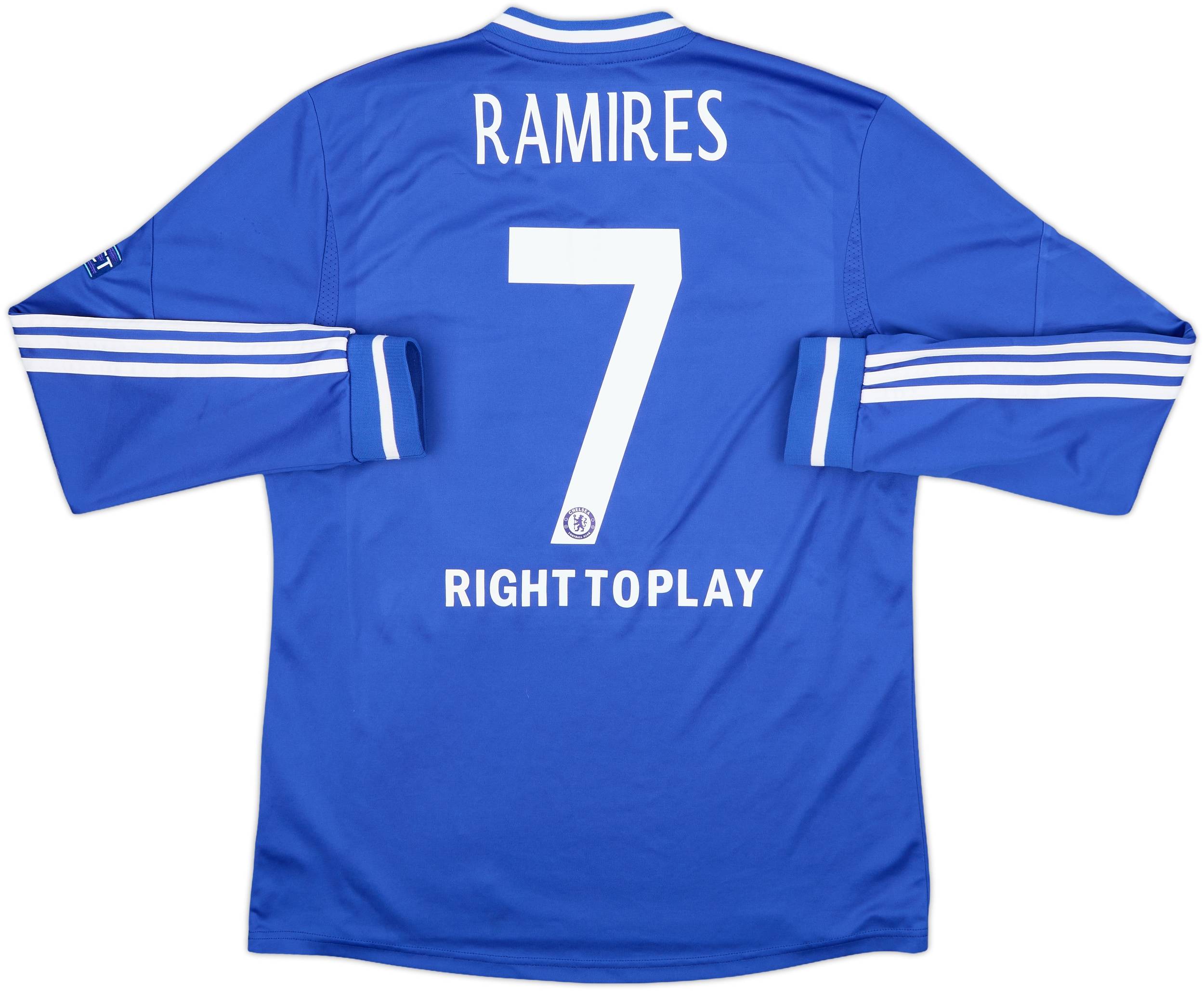 2013-14 Chelsea Home L/S Shirt Ramires #7 - 7/10 - (L)