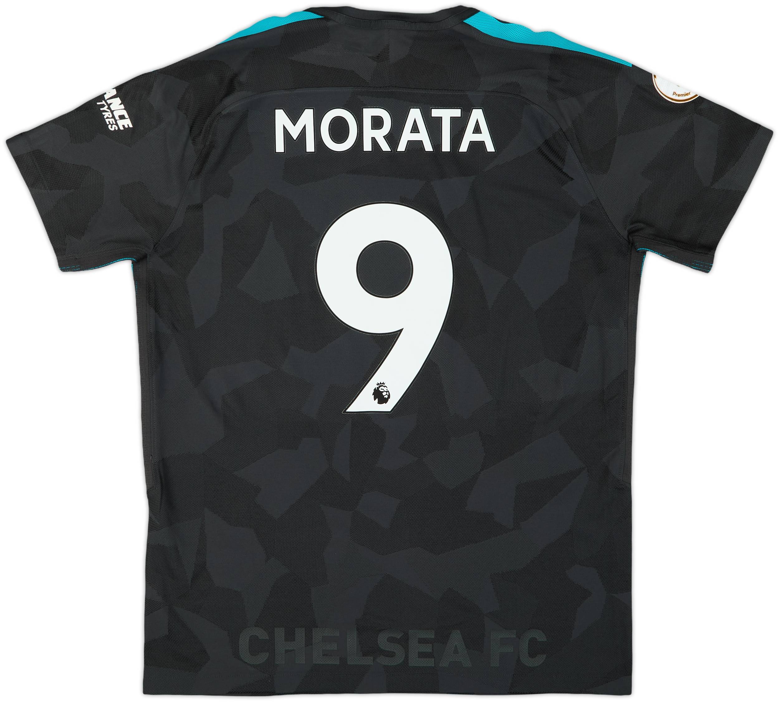 2017-18 Chelsea Authentic Third Shirt Morata #9 - 8/10 - (L)