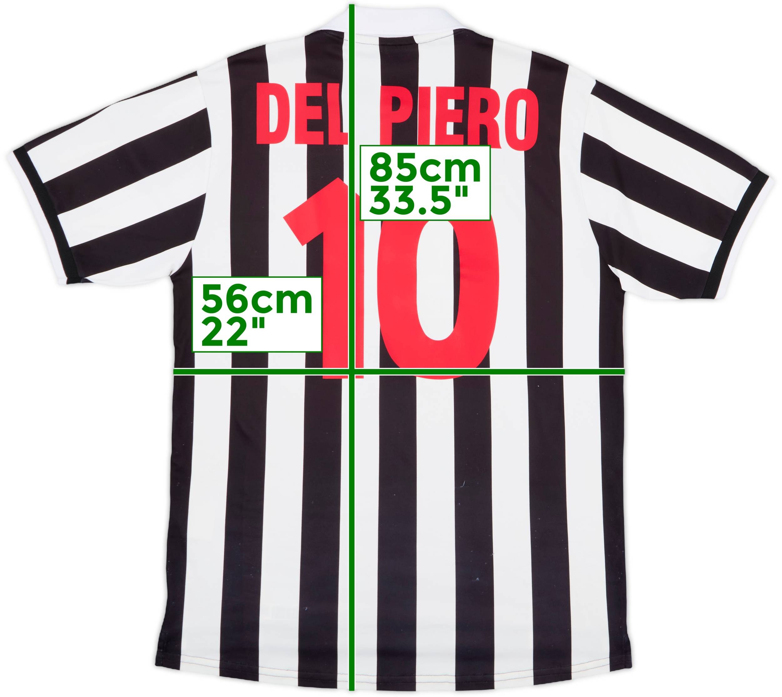 1998-99 Juventus Home Shirt Del Piero #10 - 8/10 - (XL)