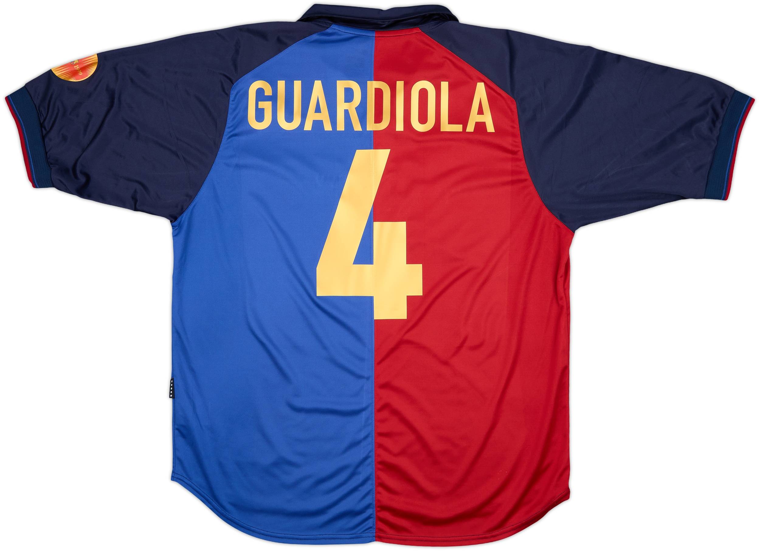 1999-00 Barcelona Centenary Home Shirt Guardiola #4 - 8/10 - (XL)