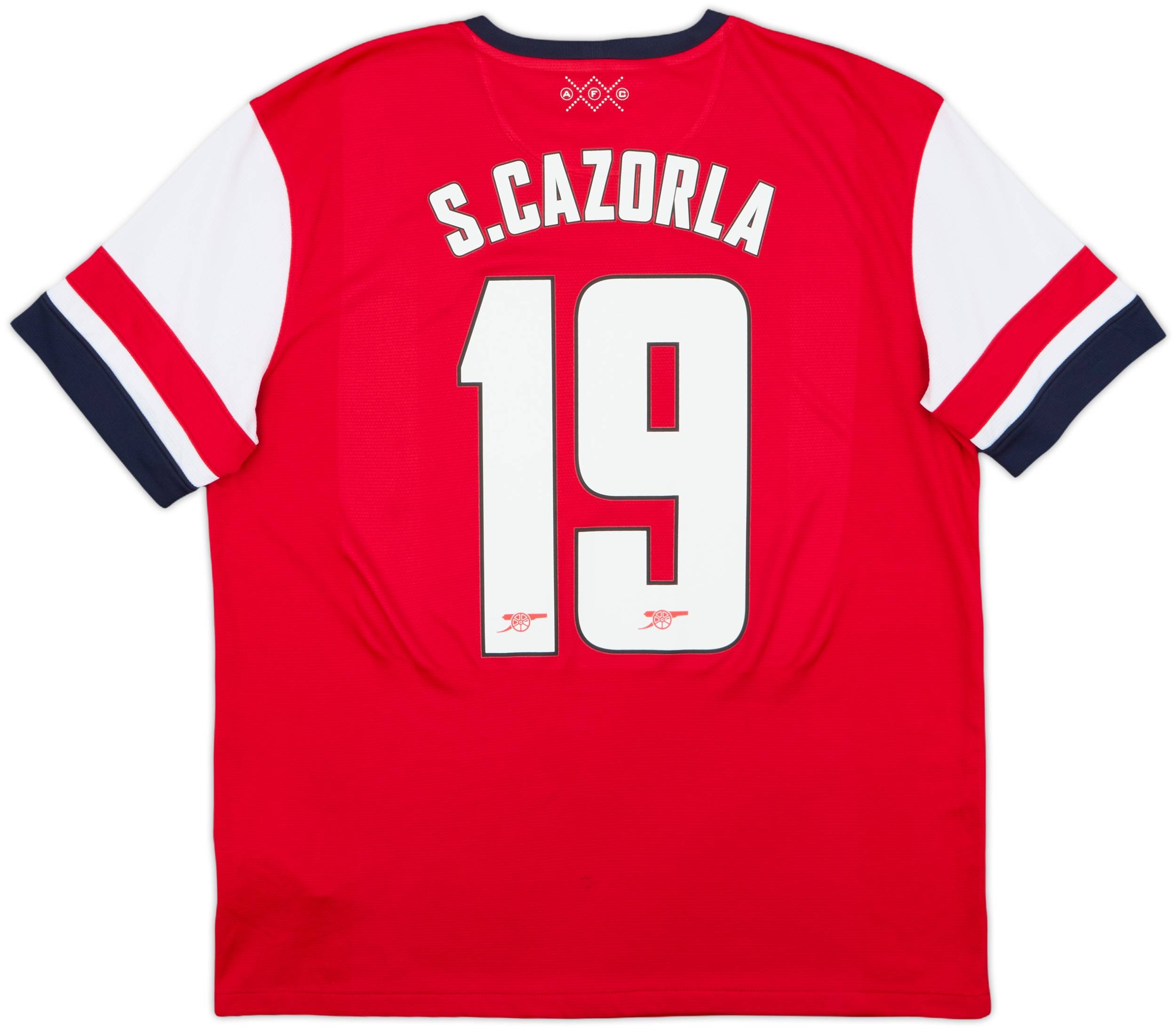  Arsenal FC ユニフォーム XL 2012-14 Arsenal Home Shirt S.Cazorla #19 - 9/10 - (XL)