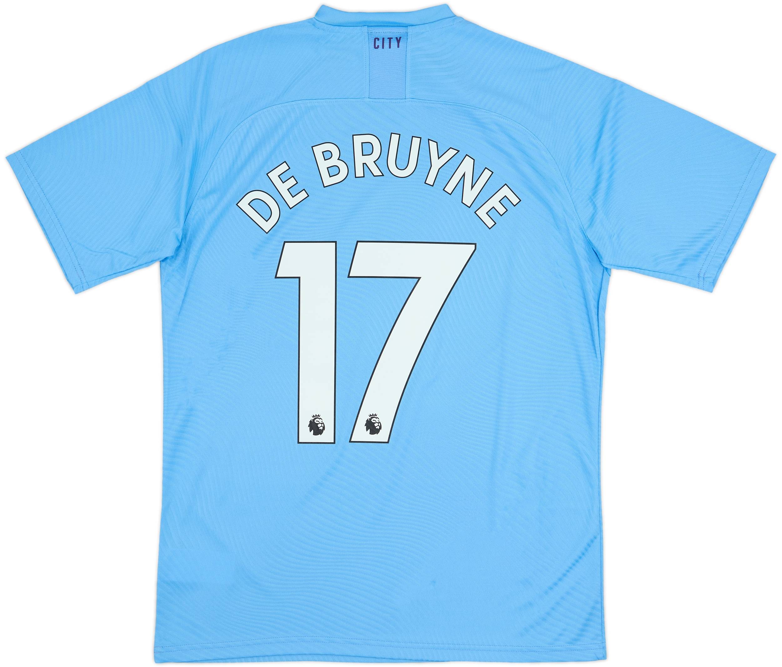 2019-20 Manchester City Authentic Home Shirt De Bruyne #17 (L)