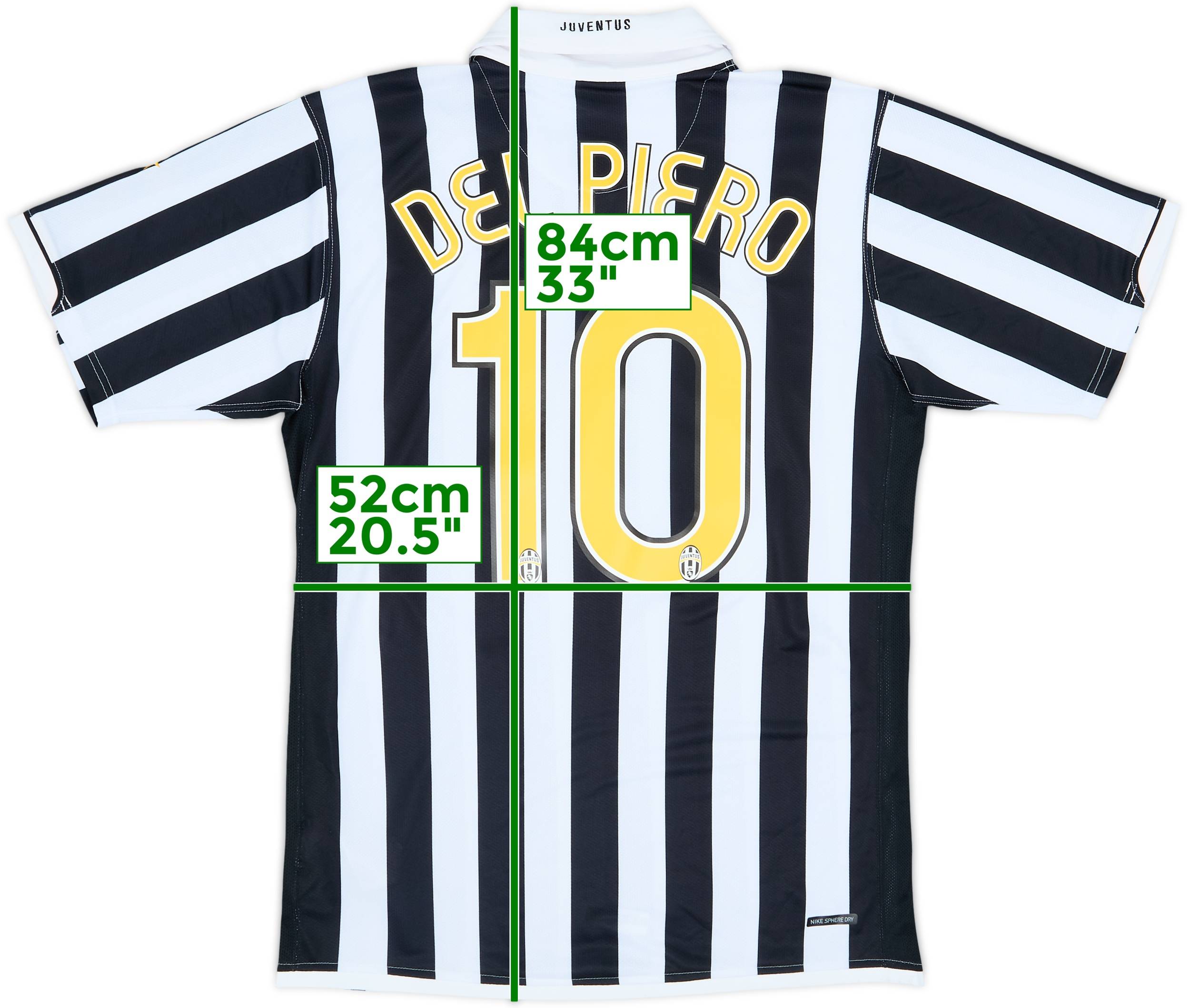 2006-07 Juventus Home Shirt Del Piero #10 (L)
