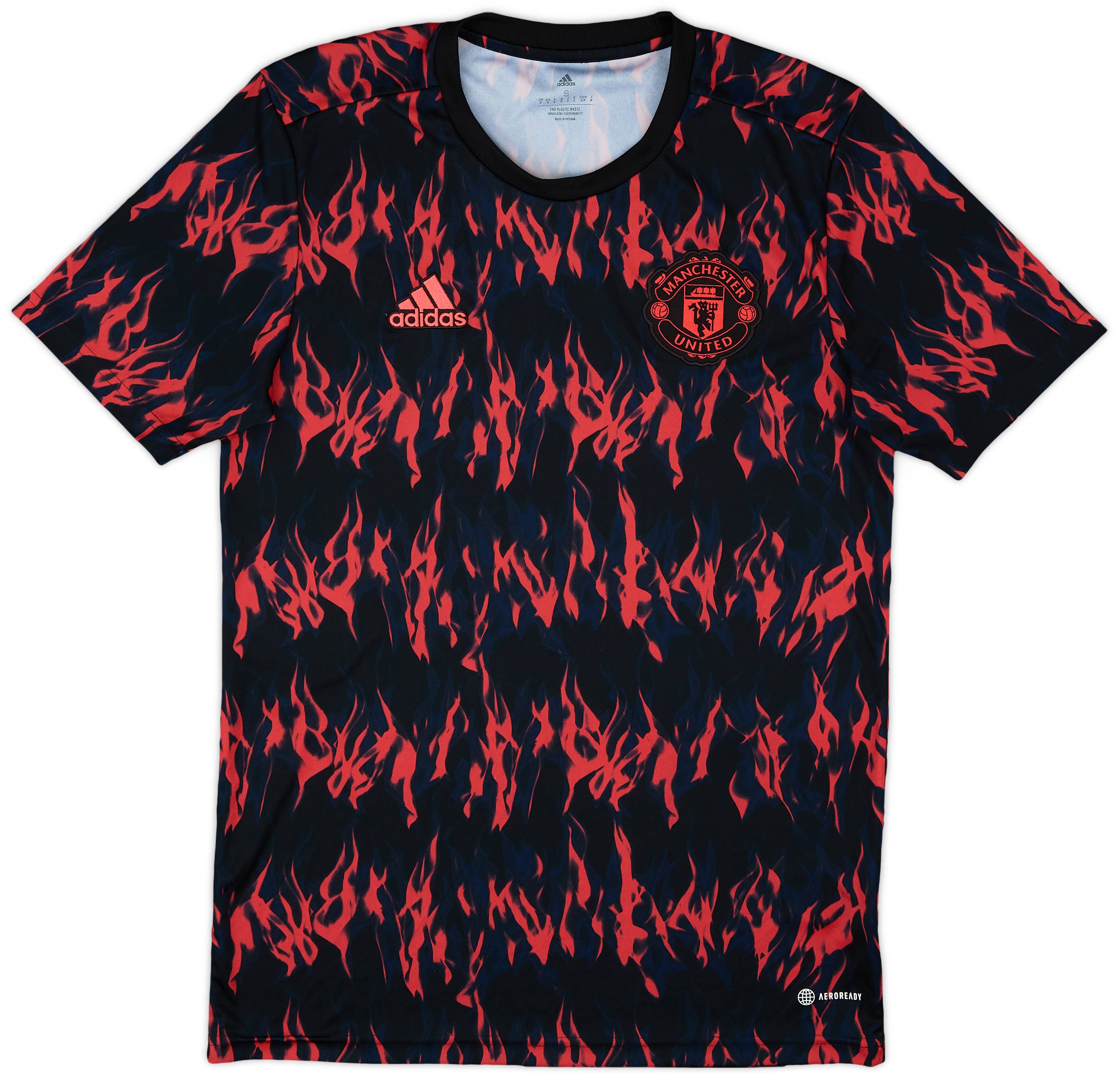 2020-21 Manchester United adidas Training Shirt - 9/10 - (S)