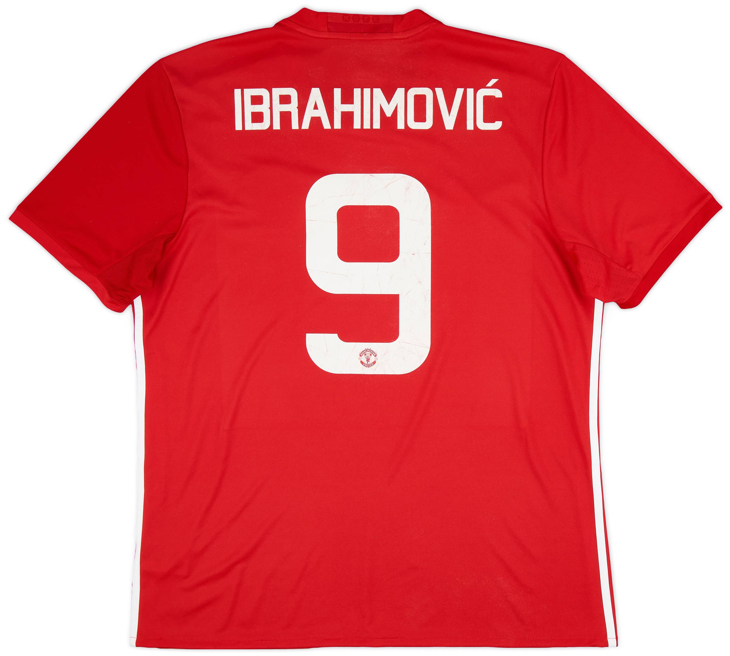 2016-17 Manchester United 'EFL Cup Final' Home Shirt Ibrahimovic #9 - 6/10 - (XL)